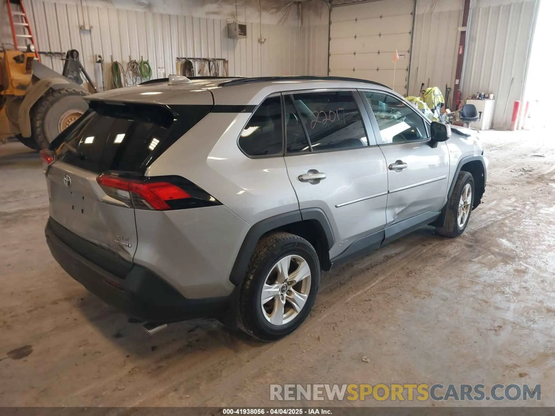 4 fotografías del automóvil dañado 2T3RWRFV2LW050105 TOYOTA RAV4 HYBRID 2020