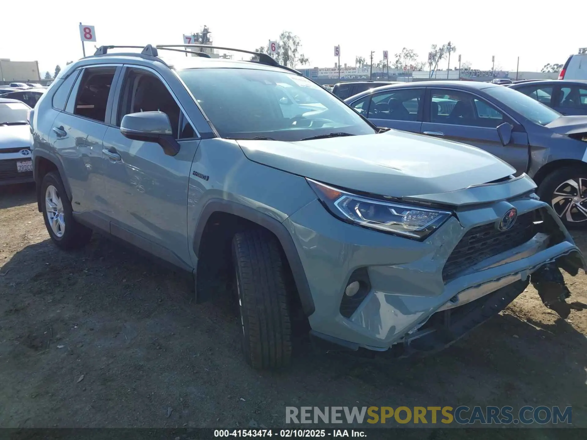 1 fotografías del automóvil dañado 2T3RWRFV2LW050802 TOYOTA RAV4 HYBRID 2020