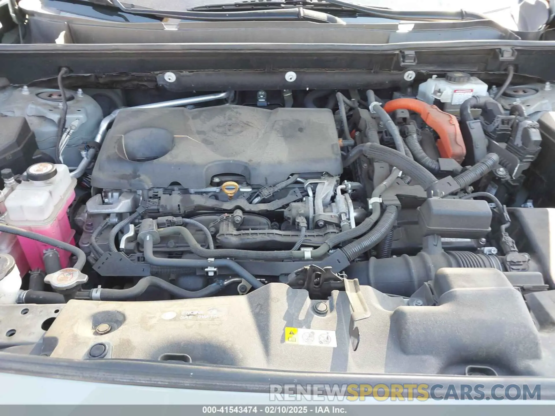 10 fotografías del automóvil dañado 2T3RWRFV2LW050802 TOYOTA RAV4 HYBRID 2020