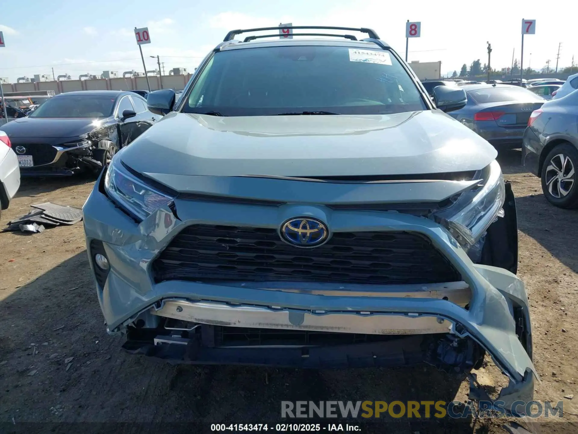 12 fotografías del automóvil dañado 2T3RWRFV2LW050802 TOYOTA RAV4 HYBRID 2020