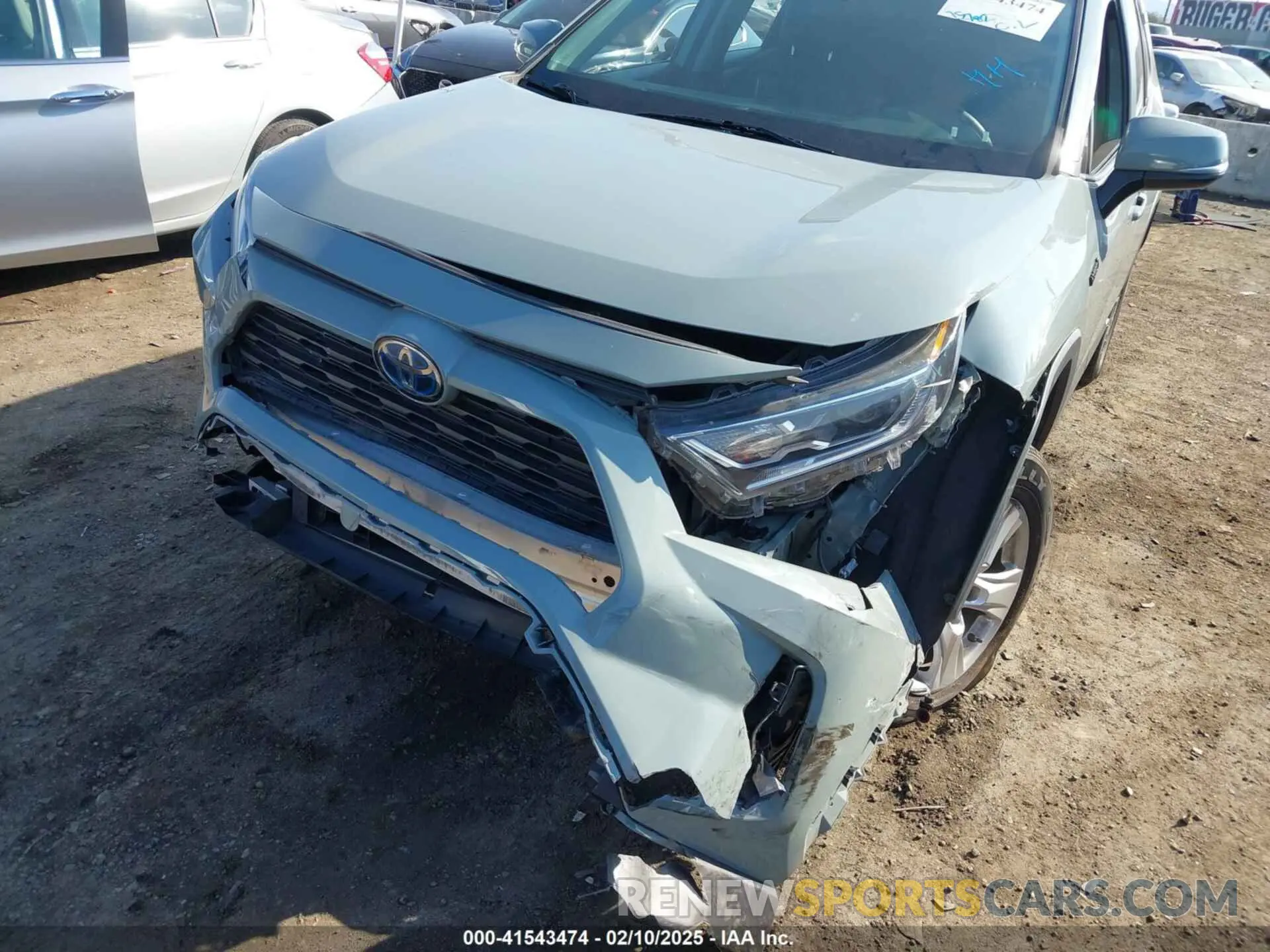 6 fotografías del automóvil dañado 2T3RWRFV2LW050802 TOYOTA RAV4 HYBRID 2020