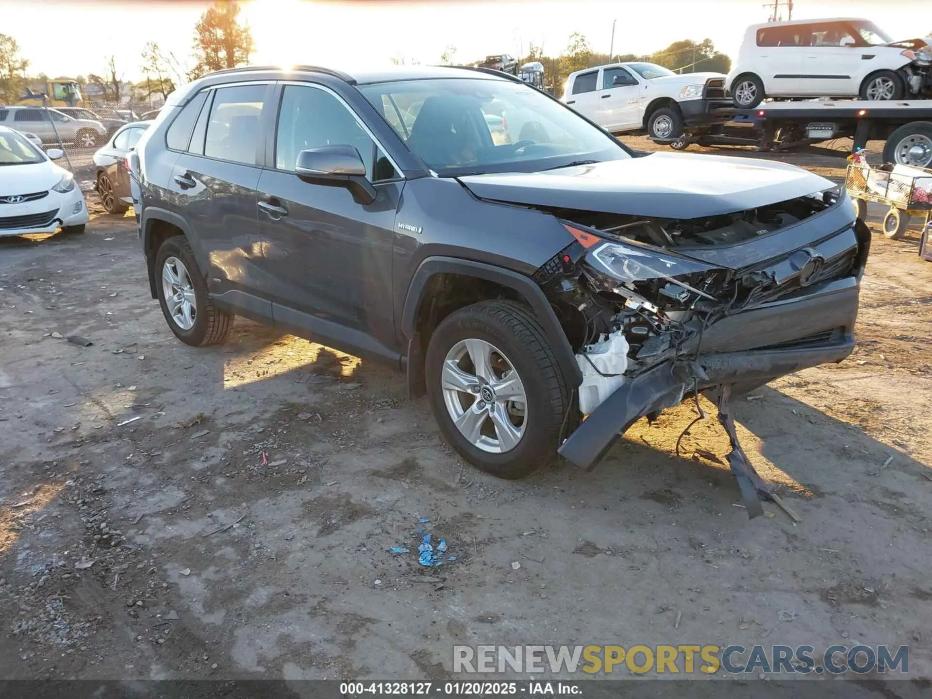 1 fotografías del automóvil dañado 2T3RWRFV4LW077855 TOYOTA RAV4 HYBRID 2020