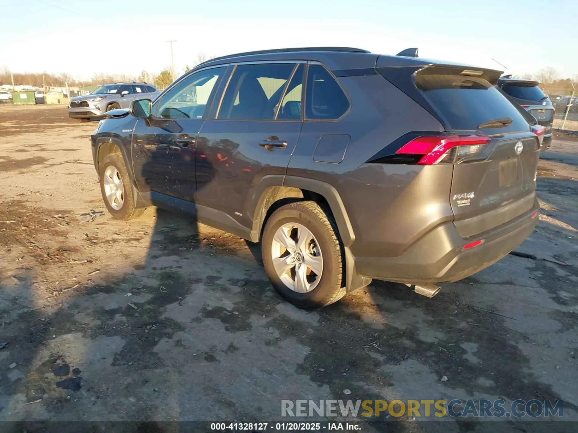 3 fotografías del automóvil dañado 2T3RWRFV4LW077855 TOYOTA RAV4 HYBRID 2020