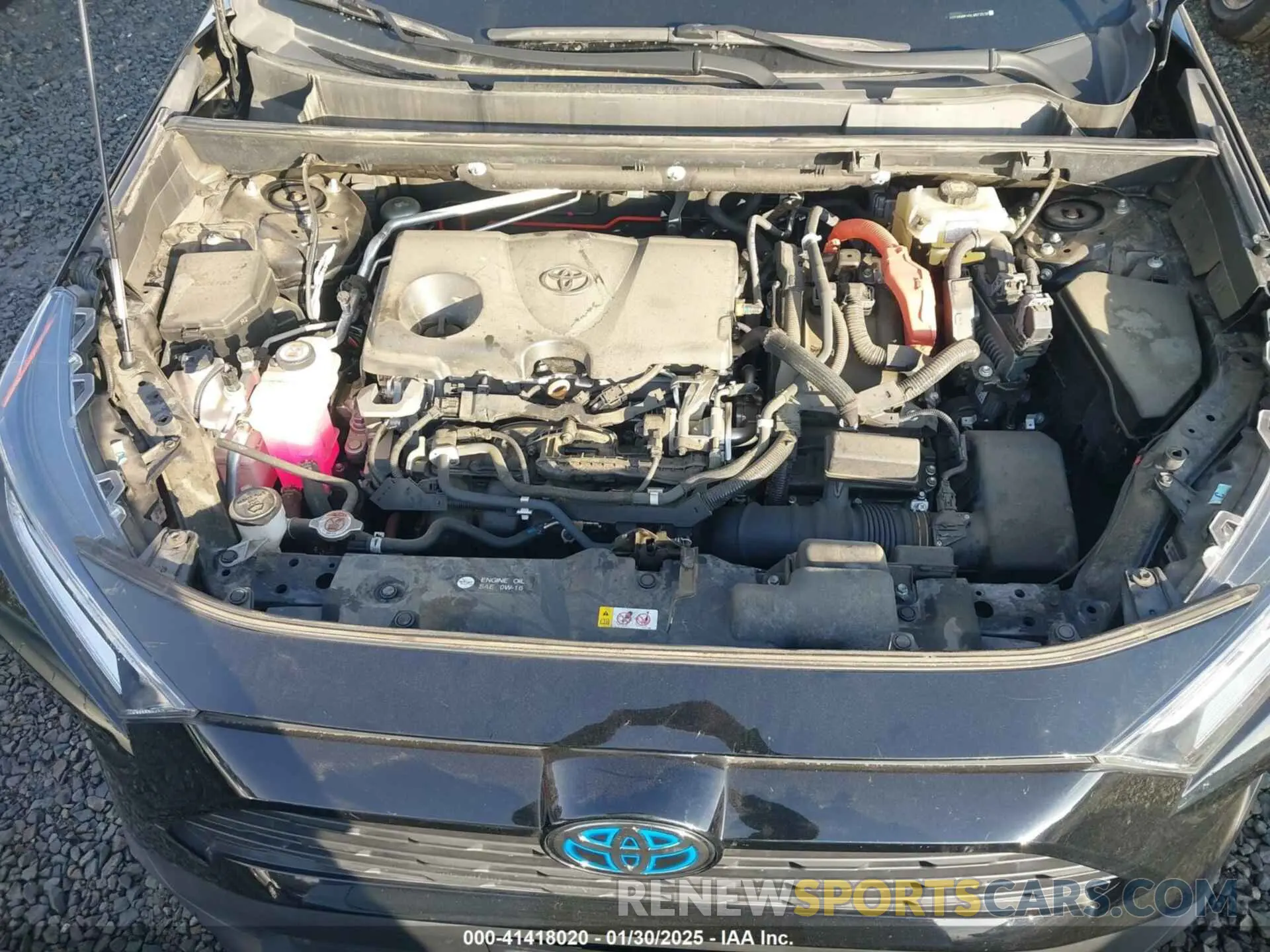 10 fotografías del automóvil dañado 2T3RWRFV5LW072518 TOYOTA RAV4 HYBRID 2020