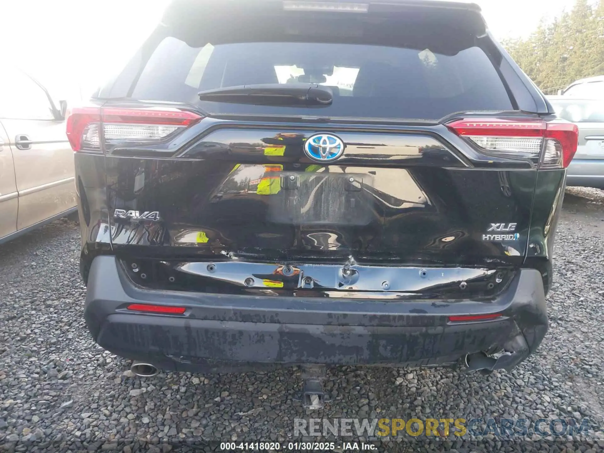 6 fotografías del automóvil dañado 2T3RWRFV5LW072518 TOYOTA RAV4 HYBRID 2020