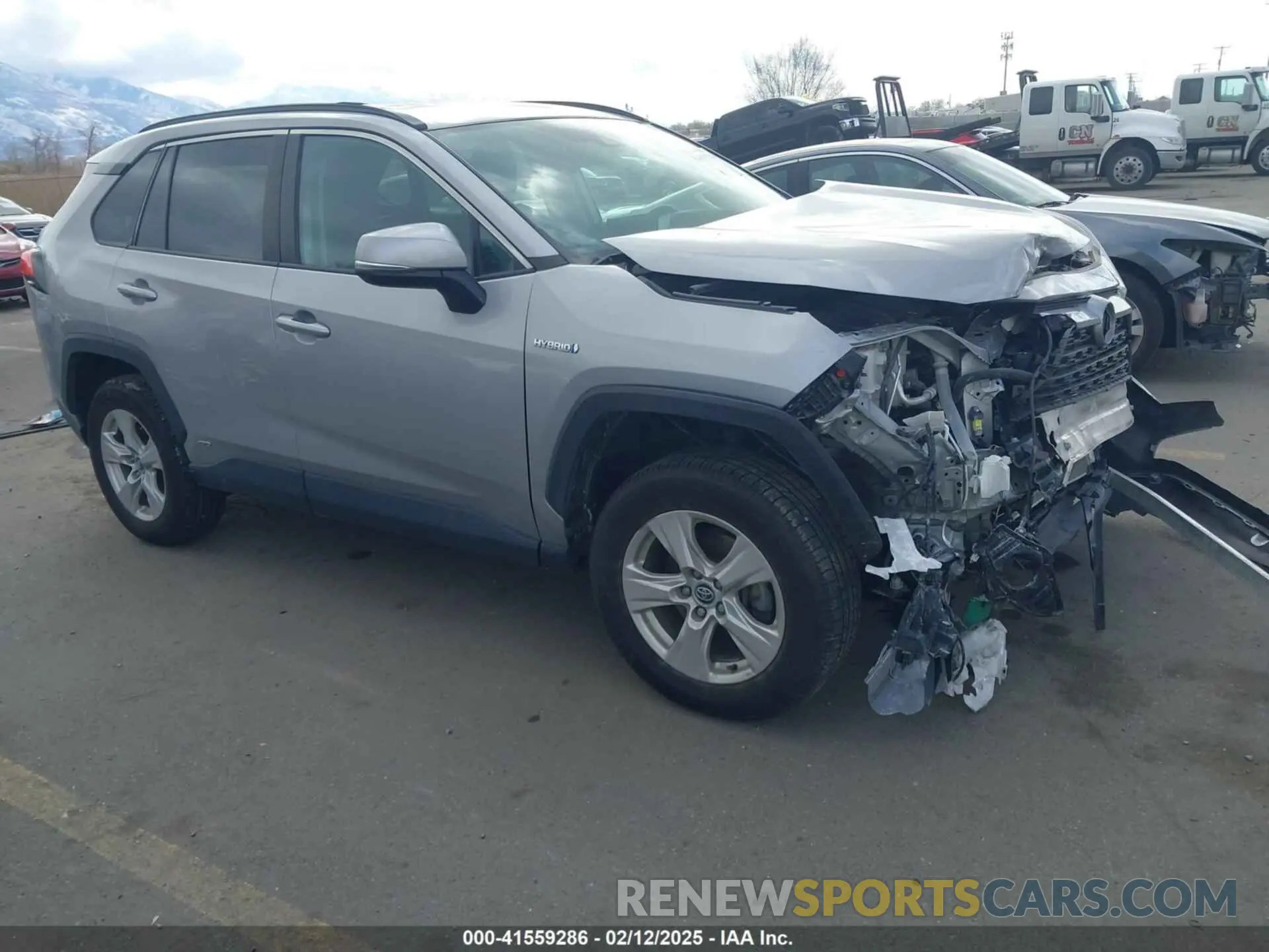 1 fotografías del automóvil dañado 2T3RWRFV6LW079199 TOYOTA RAV4 HYBRID 2020