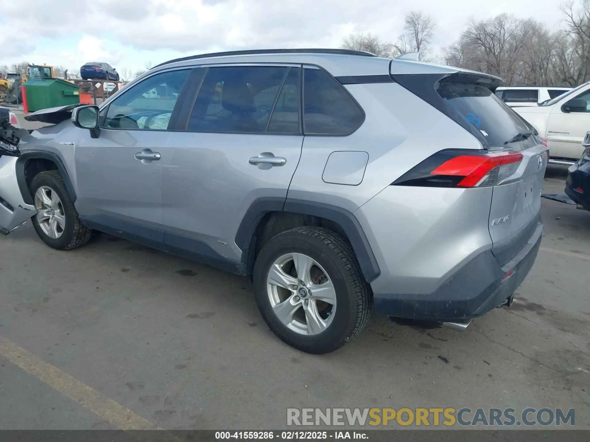 3 fotografías del automóvil dañado 2T3RWRFV6LW079199 TOYOTA RAV4 HYBRID 2020
