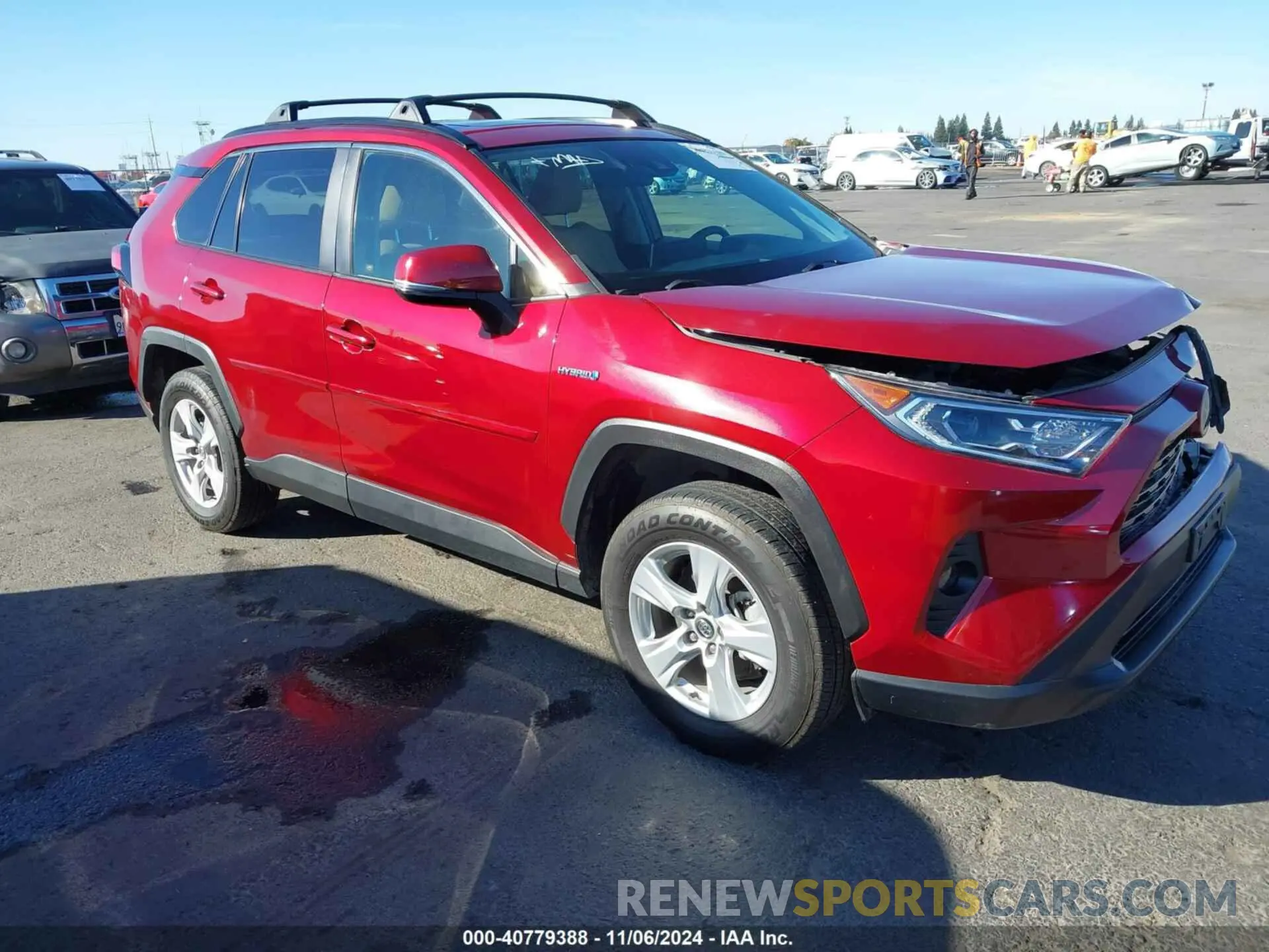 1 fotografías del automóvil dañado 2T3RWRFV6LW079316 TOYOTA RAV4 HYBRID 2020