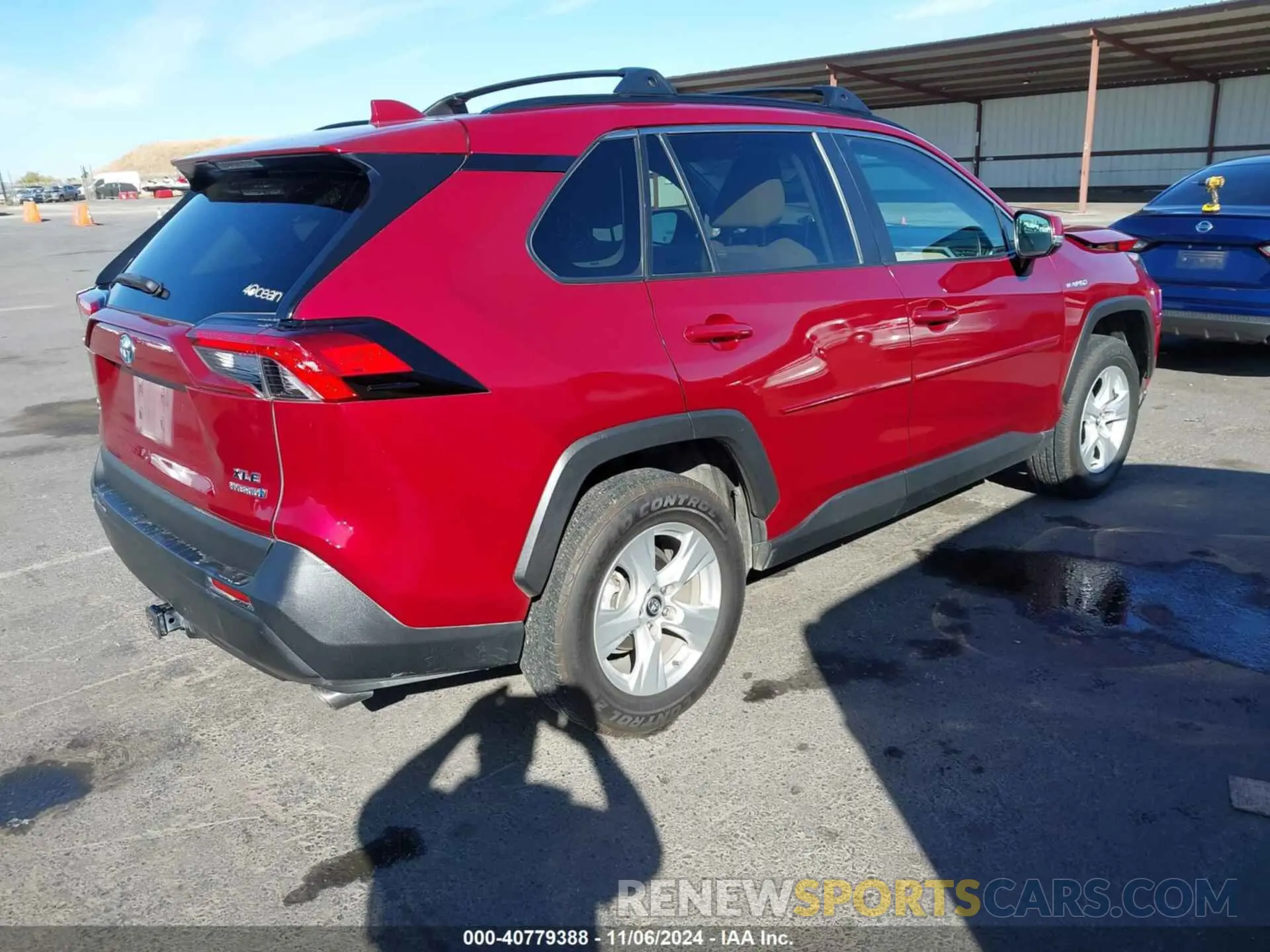 4 fotografías del automóvil dañado 2T3RWRFV6LW079316 TOYOTA RAV4 HYBRID 2020