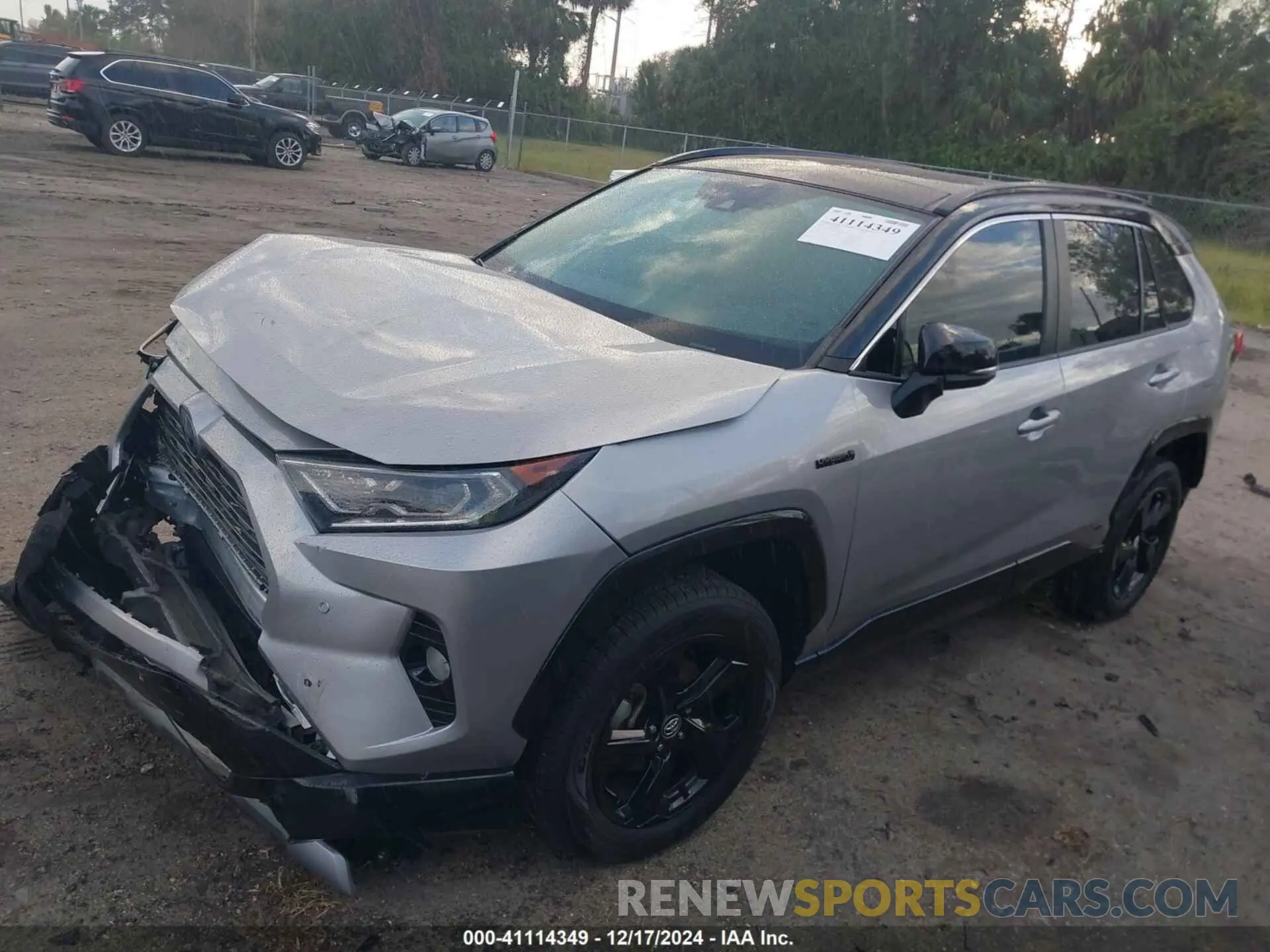 2 fotografías del automóvil dañado 4T3EWRFV6LU004095 TOYOTA RAV4 HYBRID 2020