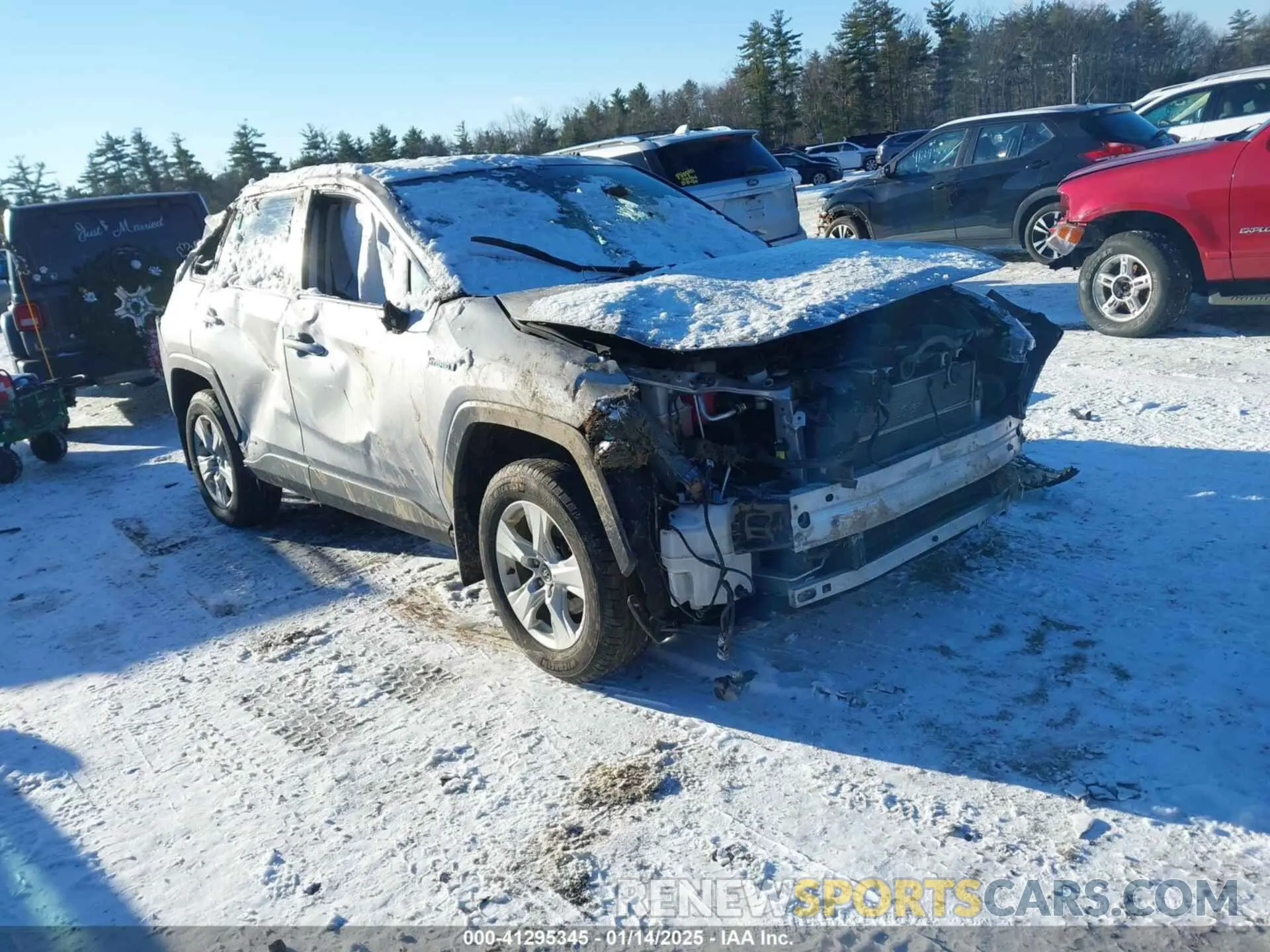 1 fotografías del automóvil dañado 4T3RWRFV0LU008399 TOYOTA RAV4 HYBRID 2020