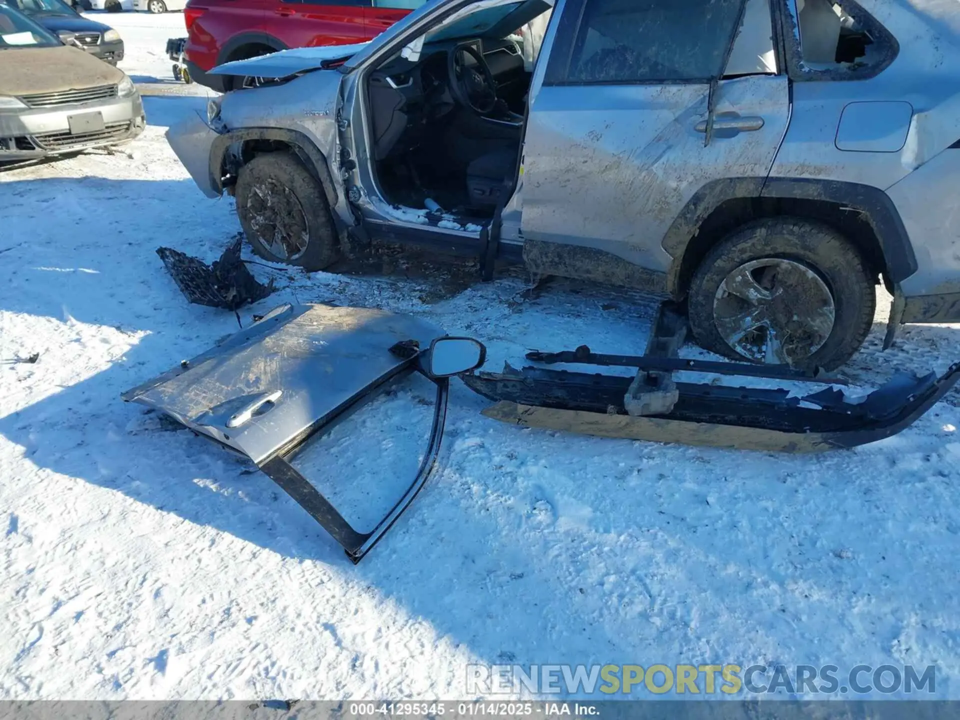 11 fotografías del automóvil dañado 4T3RWRFV0LU008399 TOYOTA RAV4 HYBRID 2020
