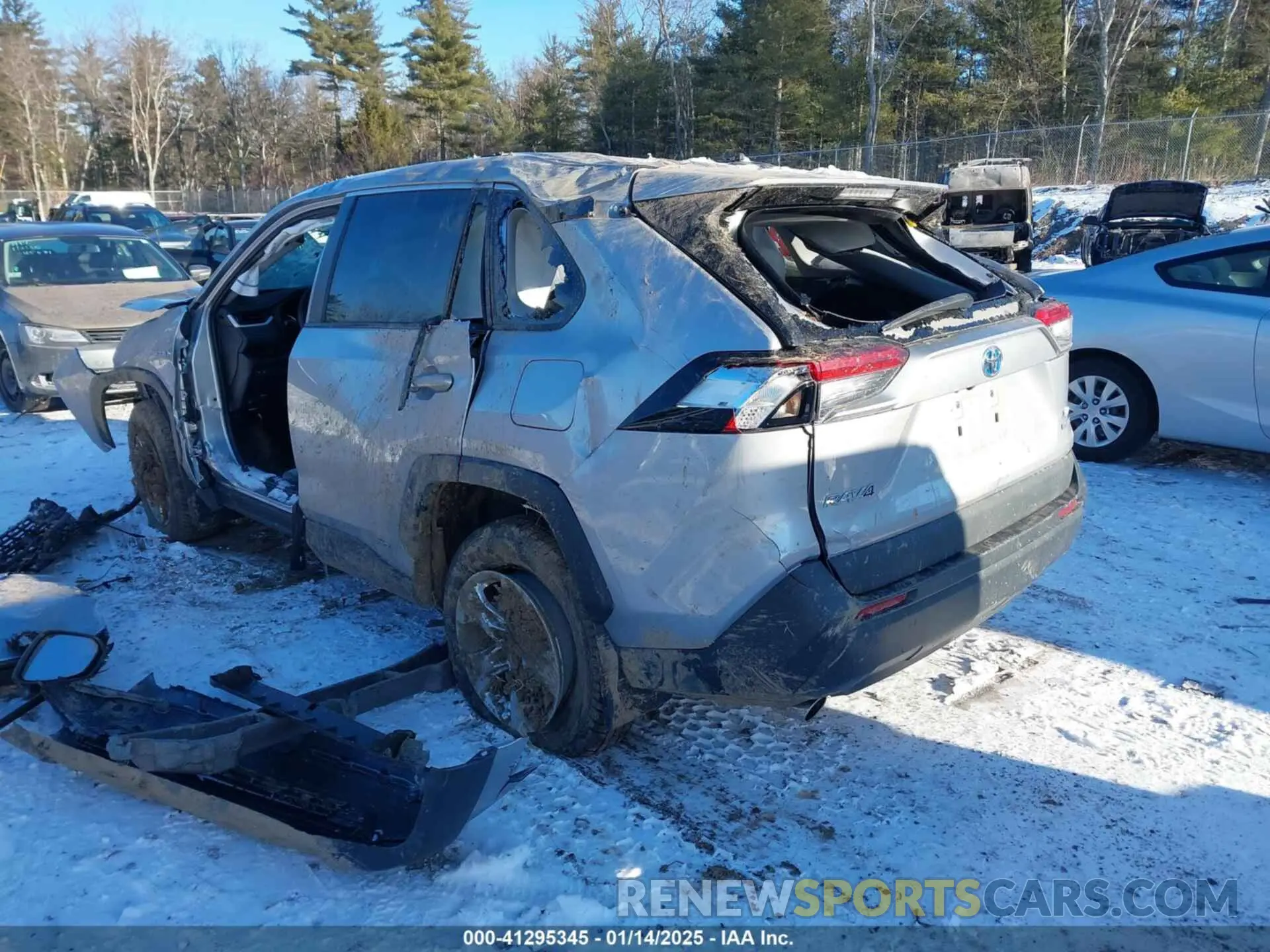 3 fotografías del automóvil dañado 4T3RWRFV0LU008399 TOYOTA RAV4 HYBRID 2020
