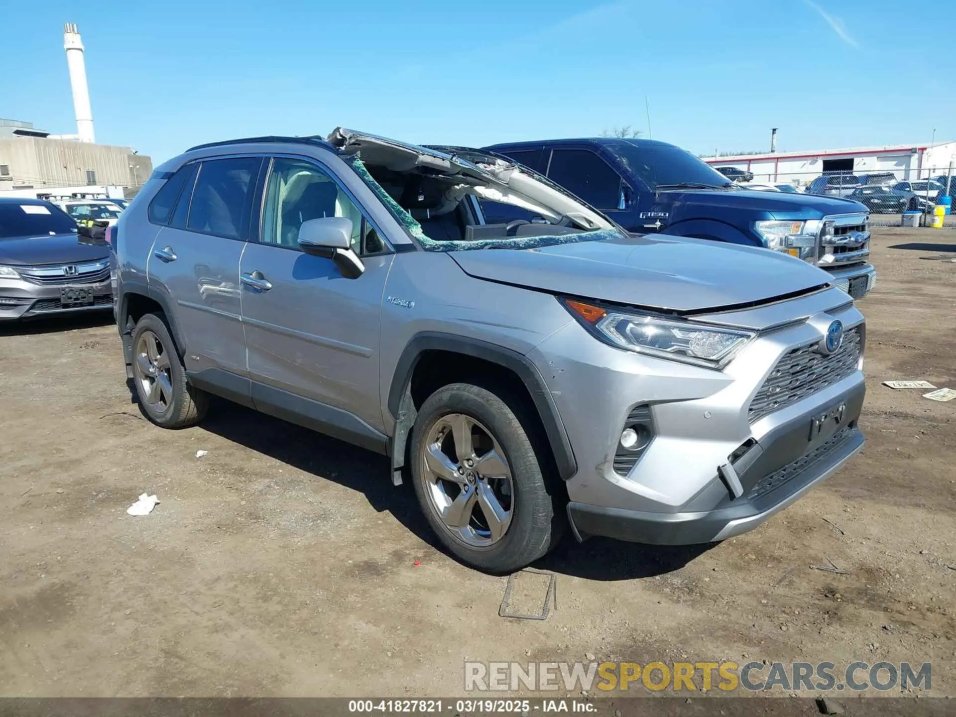 1 fotografías del automóvil dañado JTMD6RFV8LD005550 TOYOTA RAV4 HYBRID 2020
