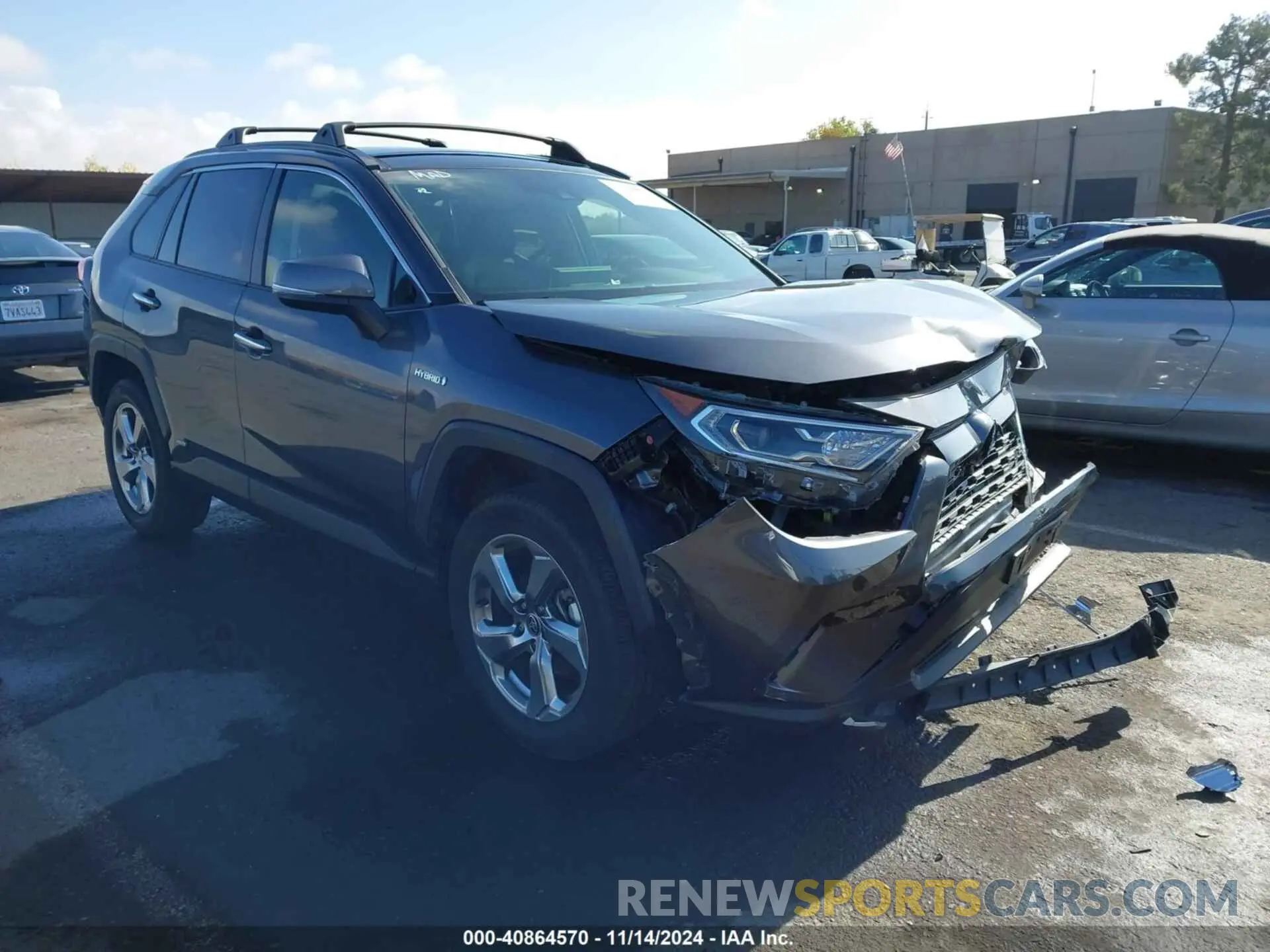 1 fotografías del automóvil dañado JTMDWRFV1LD538419 TOYOTA RAV4 HYBRID 2020