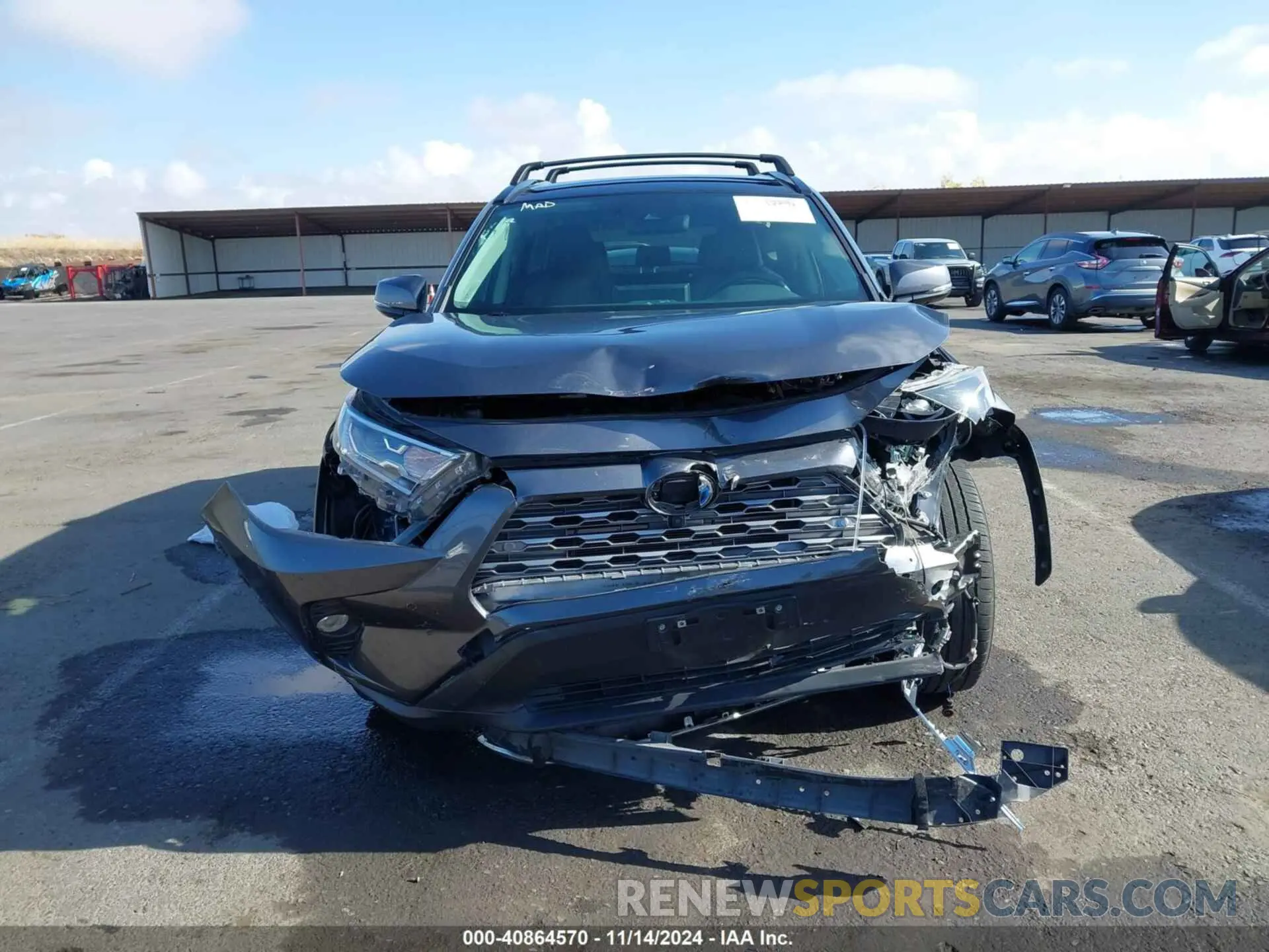 11 fotografías del automóvil dañado JTMDWRFV1LD538419 TOYOTA RAV4 HYBRID 2020