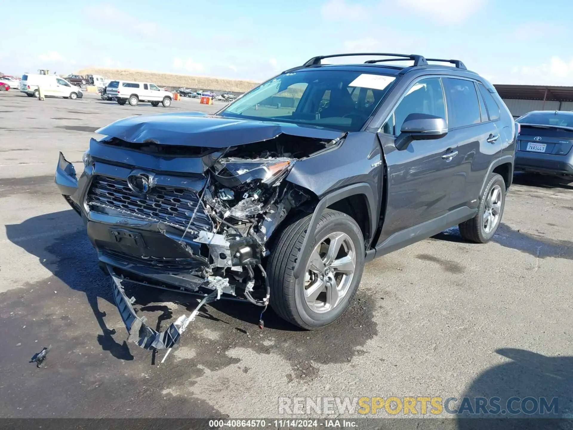2 fotografías del automóvil dañado JTMDWRFV1LD538419 TOYOTA RAV4 HYBRID 2020