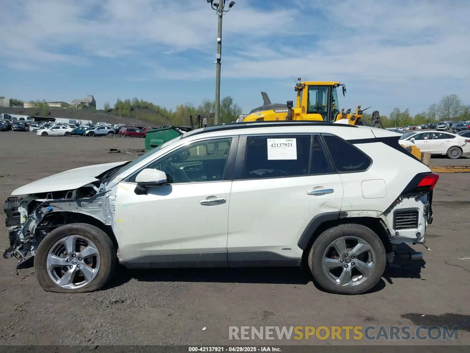 14 fotografías del automóvil dañado JTMDWRFV5LD065253 TOYOTA RAV4 HYBRID 2020