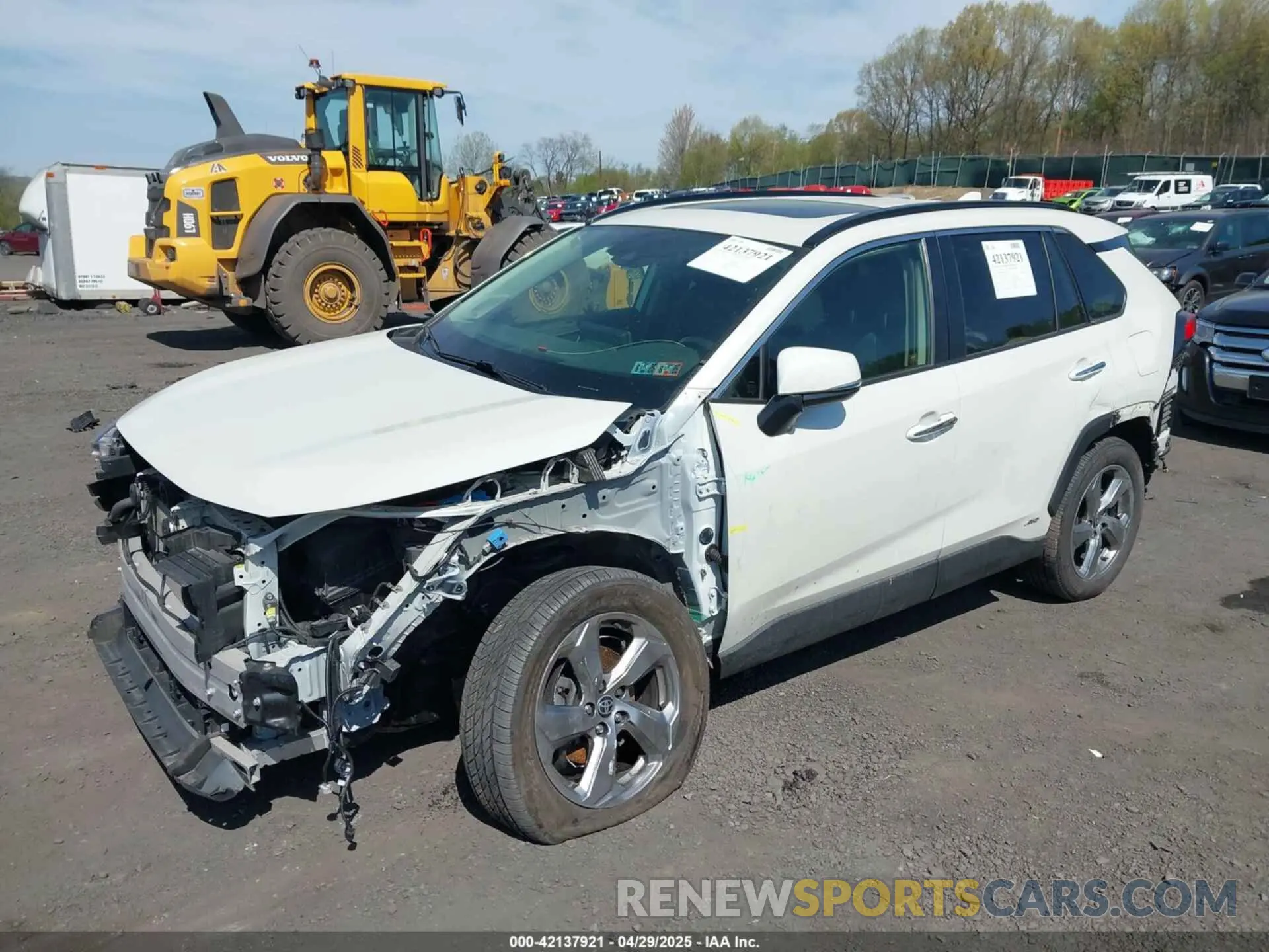 2 fotografías del automóvil dañado JTMDWRFV5LD065253 TOYOTA RAV4 HYBRID 2020
