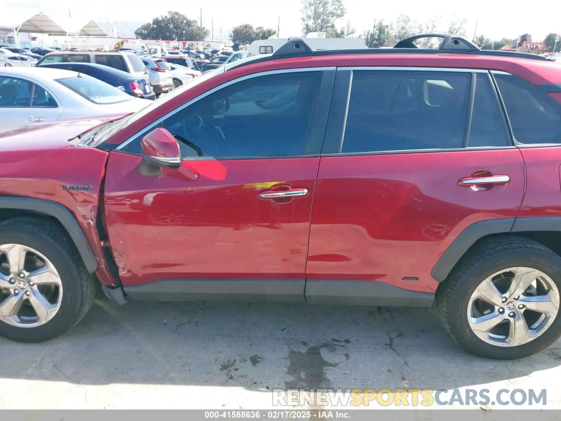14 fotografías del automóvil dañado JTMDWRFV5LD546085 TOYOTA RAV4 HYBRID 2020