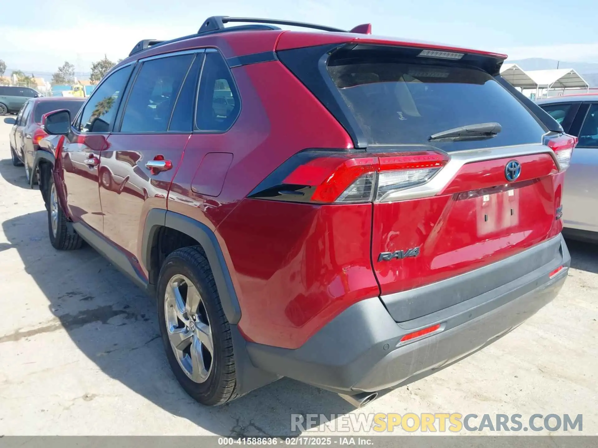 3 fotografías del automóvil dañado JTMDWRFV5LD546085 TOYOTA RAV4 HYBRID 2020