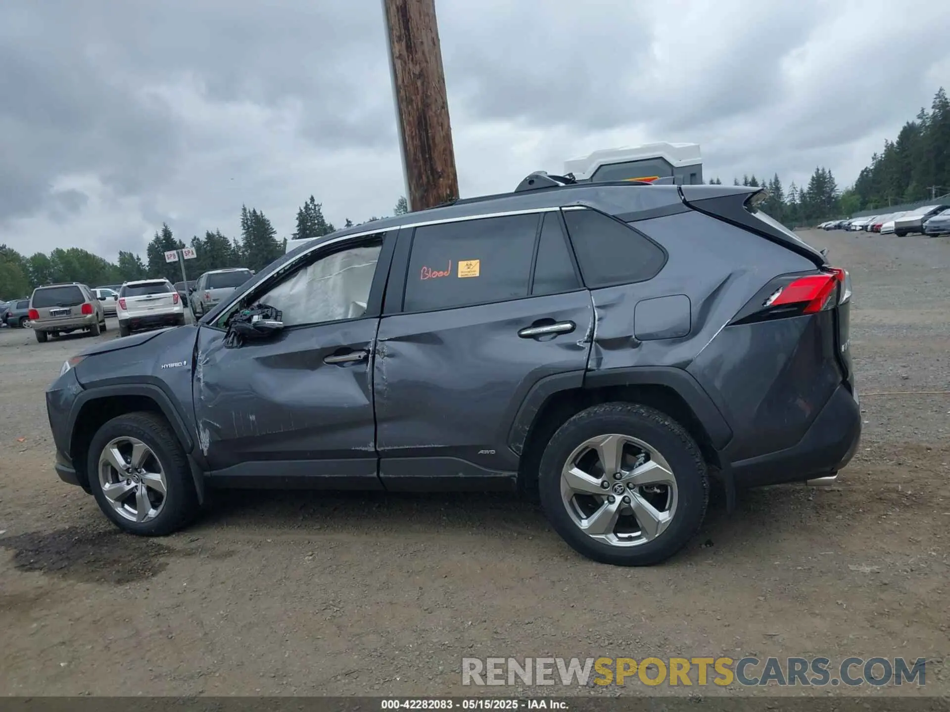 14 fotografías del automóvil dañado JTMDWRFVXLD529234 TOYOTA RAV4 HYBRID 2020