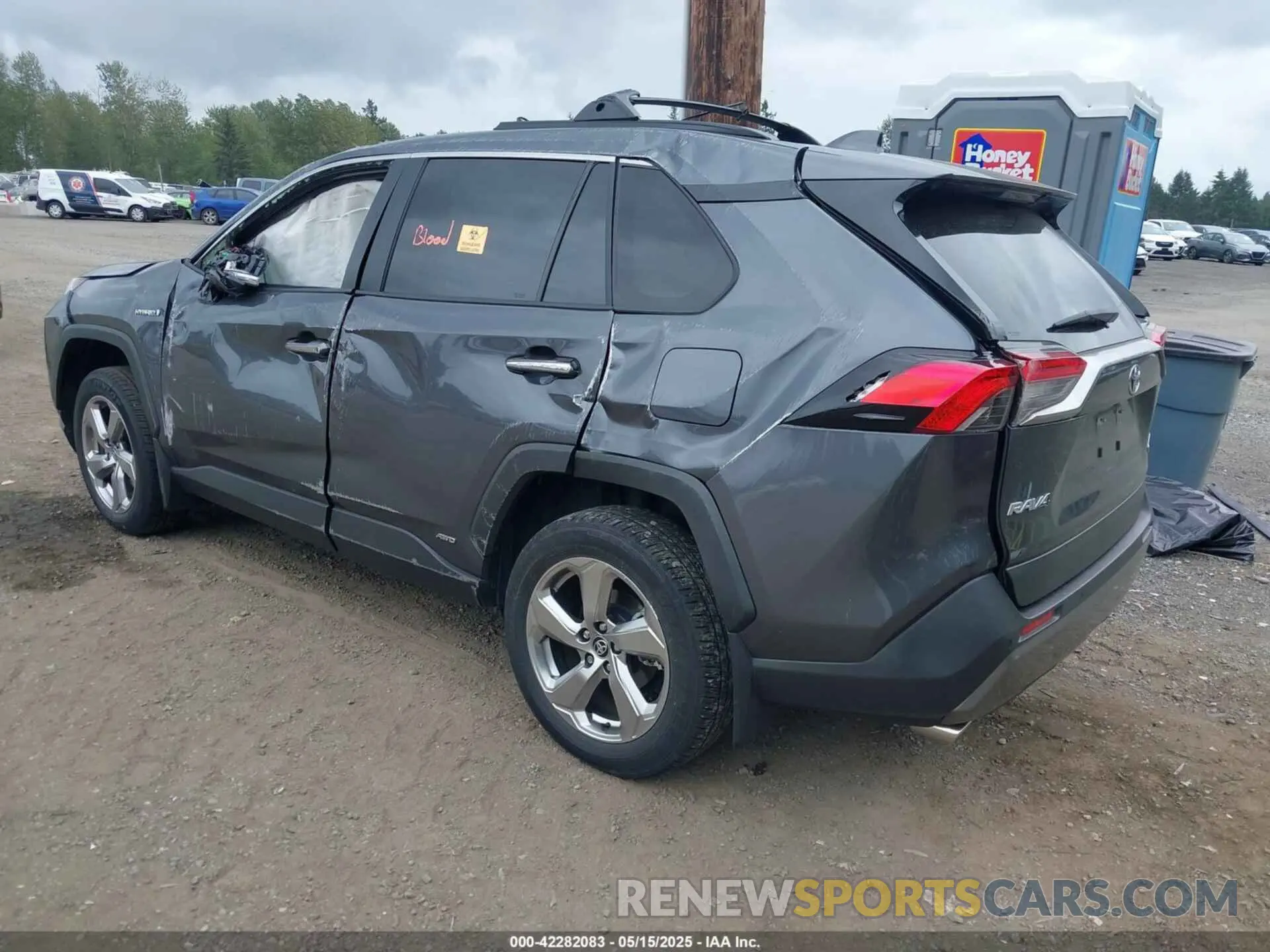 3 fotografías del automóvil dañado JTMDWRFVXLD529234 TOYOTA RAV4 HYBRID 2020