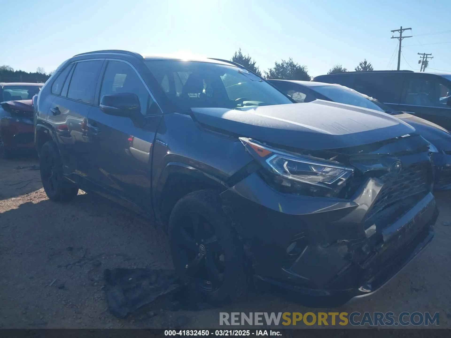 1 fotografías del automóvil dañado JTME6RFV5LD502382 TOYOTA RAV4 HYBRID 2020