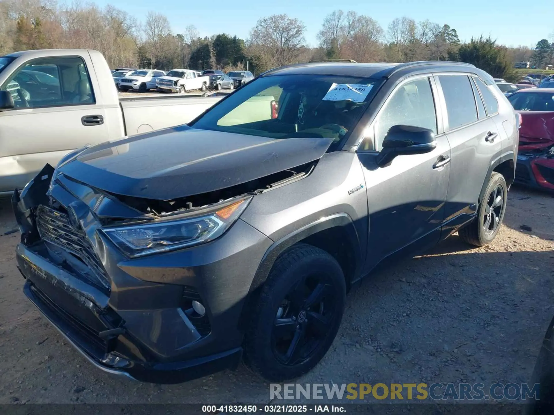 2 fotografías del automóvil dañado JTME6RFV5LD502382 TOYOTA RAV4 HYBRID 2020