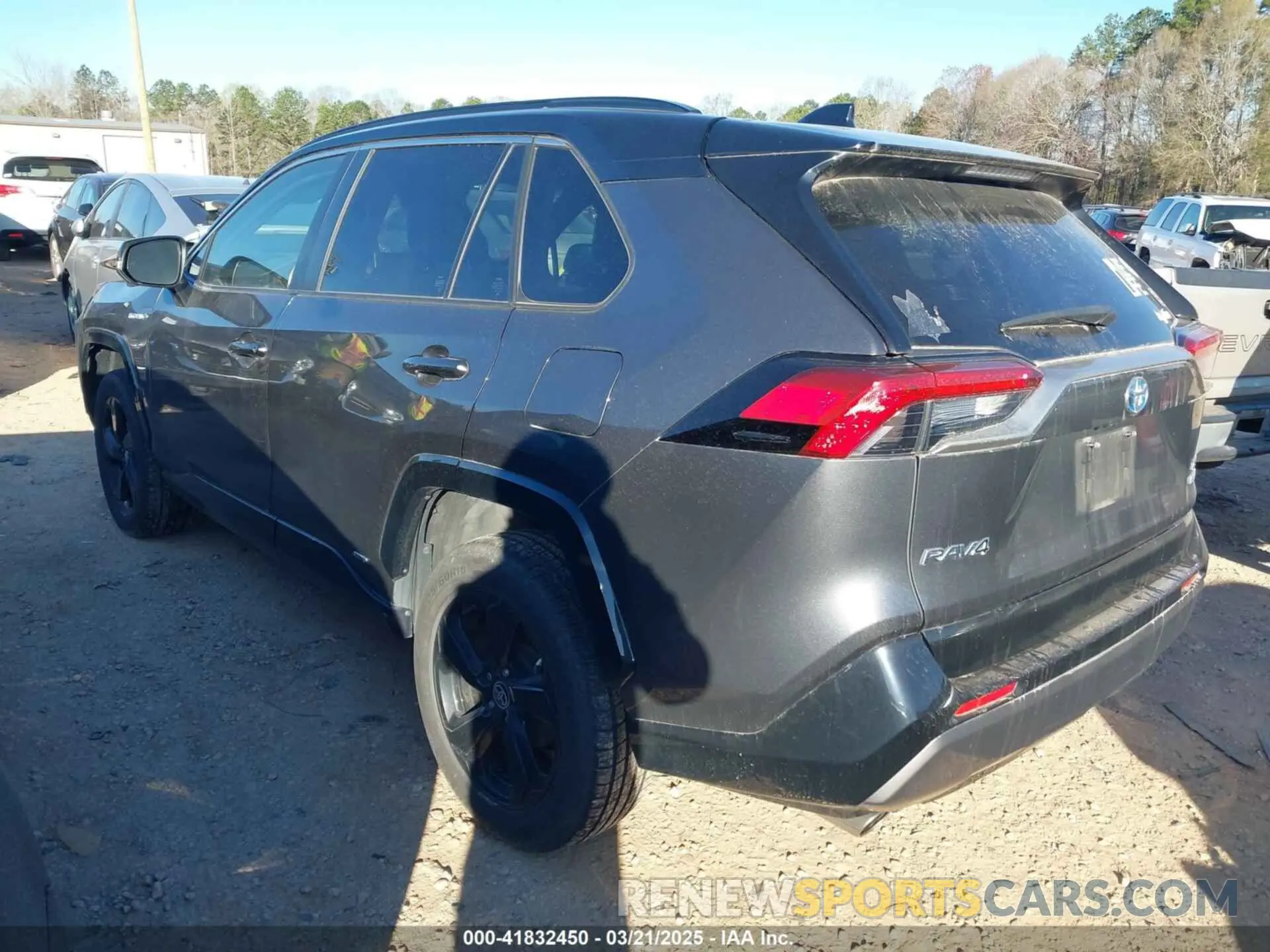 3 fotografías del automóvil dañado JTME6RFV5LD502382 TOYOTA RAV4 HYBRID 2020