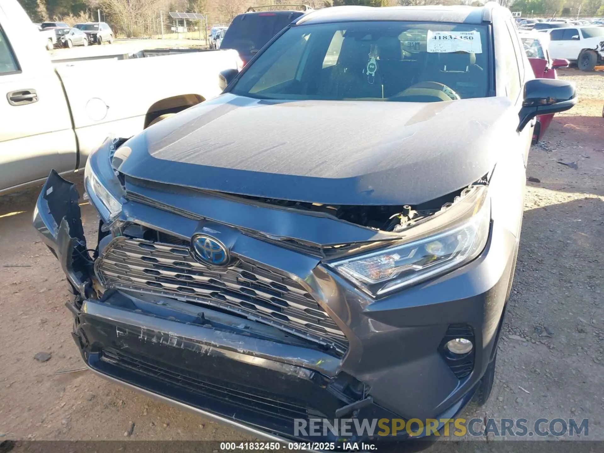 6 fotografías del automóvil dañado JTME6RFV5LD502382 TOYOTA RAV4 HYBRID 2020