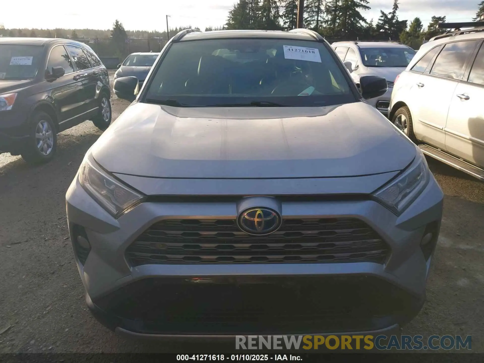 13 fotografías del automóvil dañado JTME6RFVXLJ001182 TOYOTA RAV4 HYBRID 2020