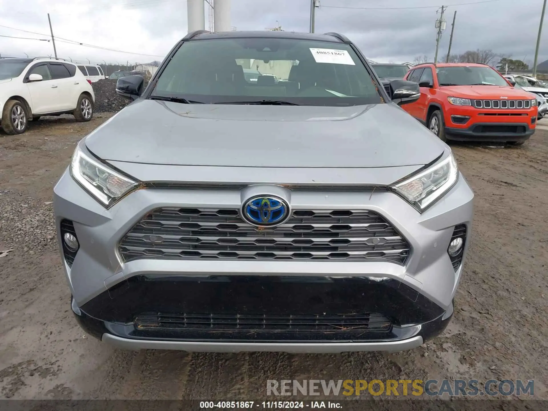 12 fotografías del automóvil dañado JTMEWRFV2LJ038369 TOYOTA RAV4 HYBRID 2020