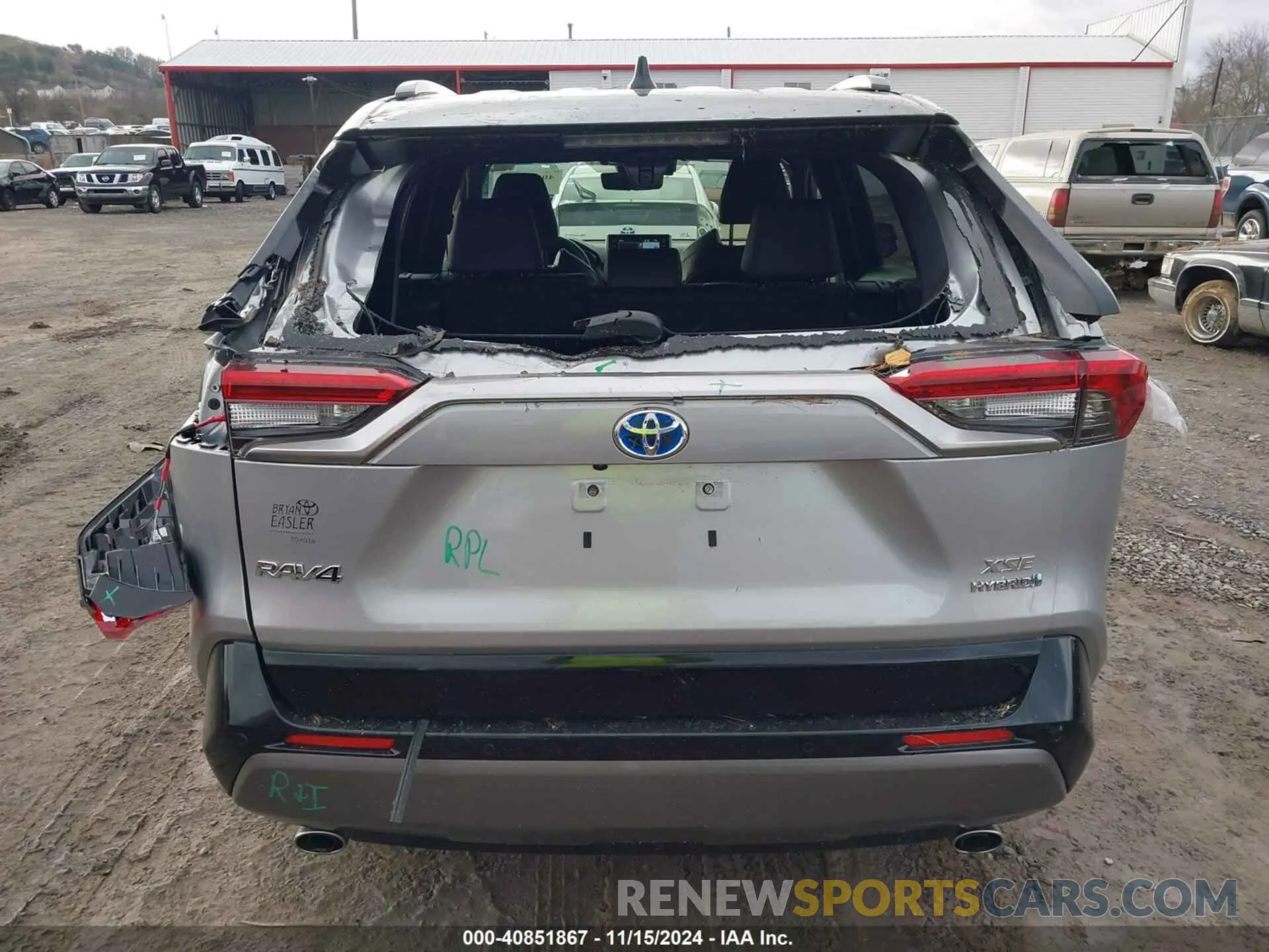 16 fotografías del automóvil dañado JTMEWRFV2LJ038369 TOYOTA RAV4 HYBRID 2020