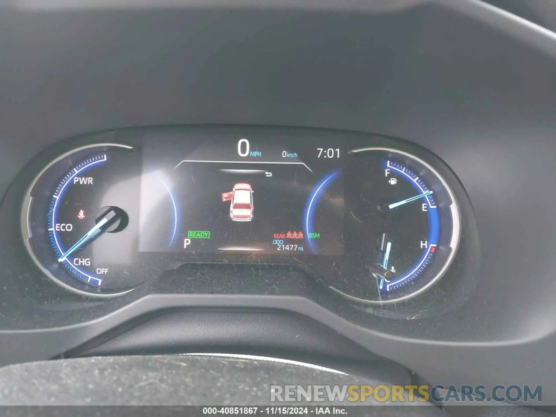 7 fotografías del automóvil dañado JTMEWRFV2LJ038369 TOYOTA RAV4 HYBRID 2020