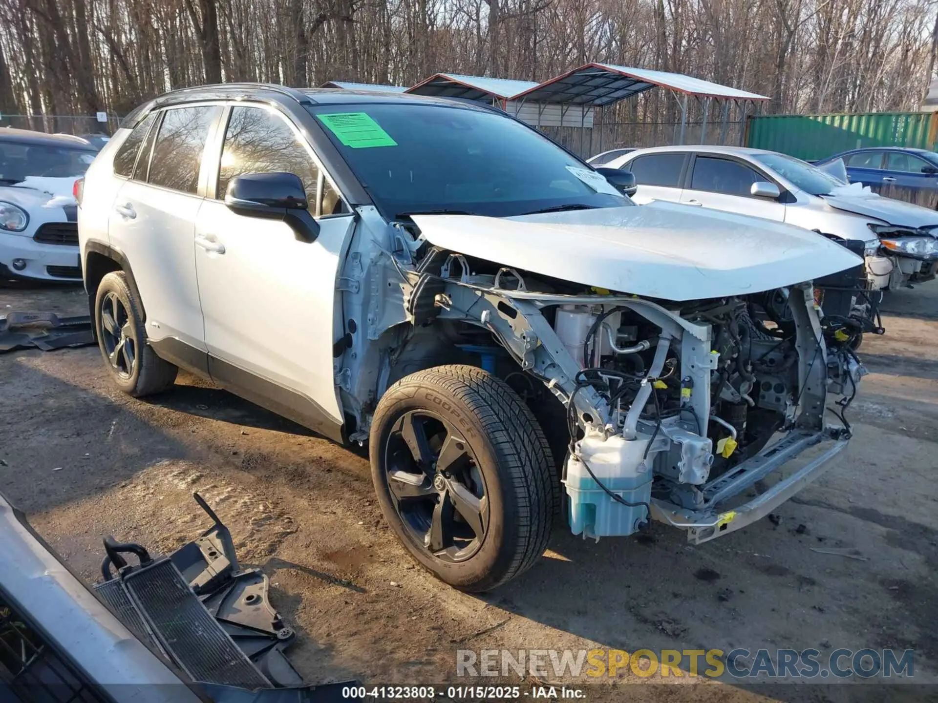 1 fotografías del automóvil dañado JTMEWRFV6LJ040724 TOYOTA RAV4 HYBRID 2020
