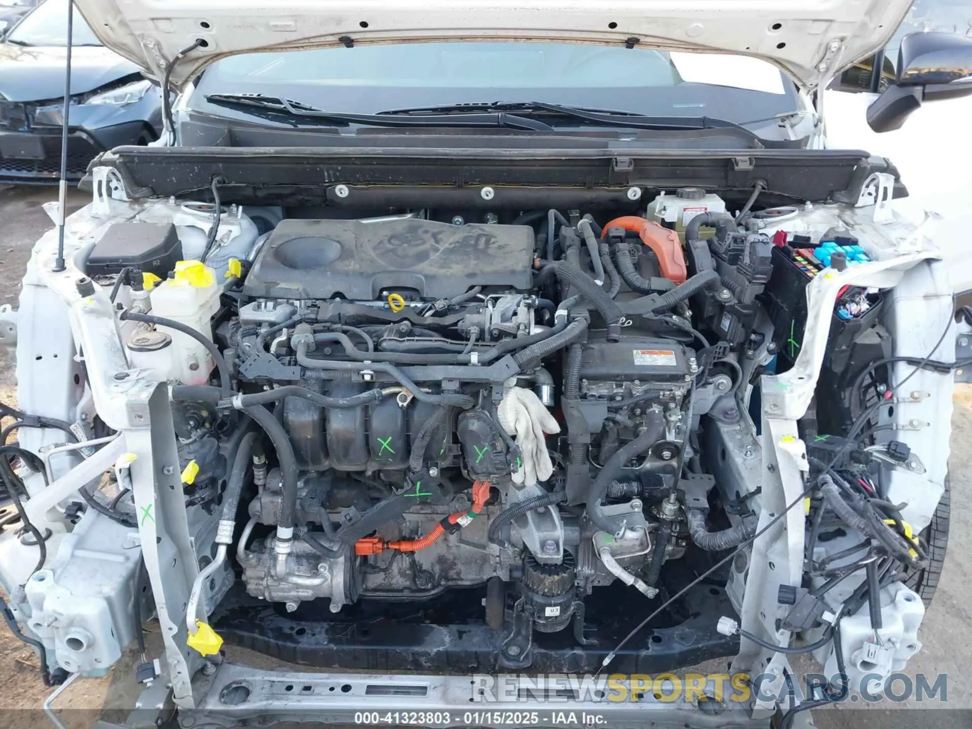10 fotografías del automóvil dañado JTMEWRFV6LJ040724 TOYOTA RAV4 HYBRID 2020