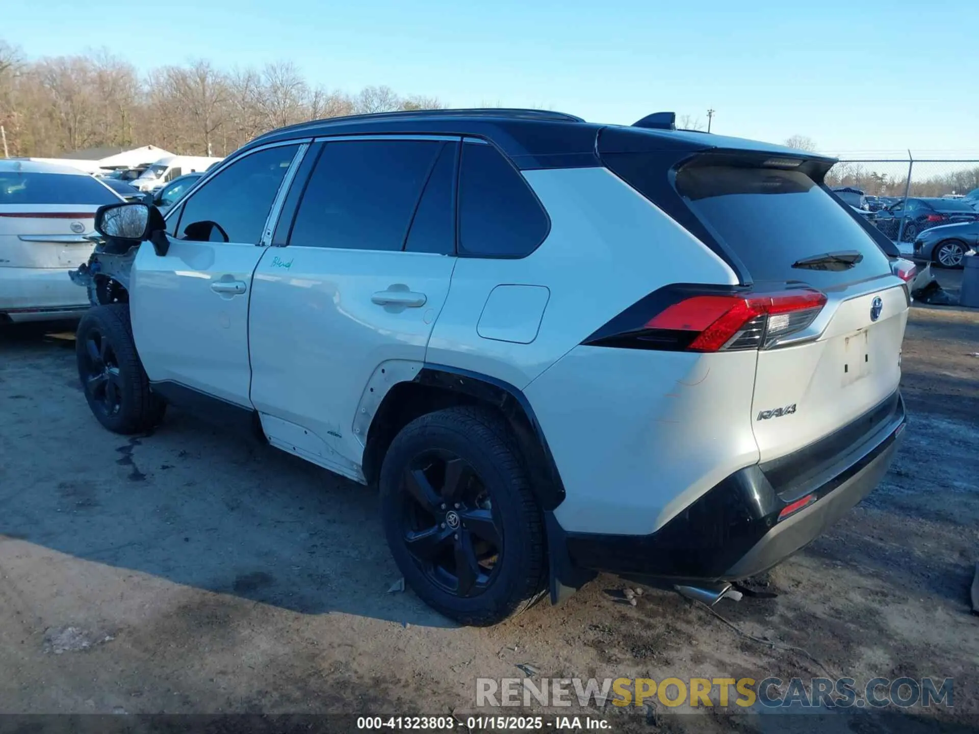 3 fotografías del automóvil dañado JTMEWRFV6LJ040724 TOYOTA RAV4 HYBRID 2020
