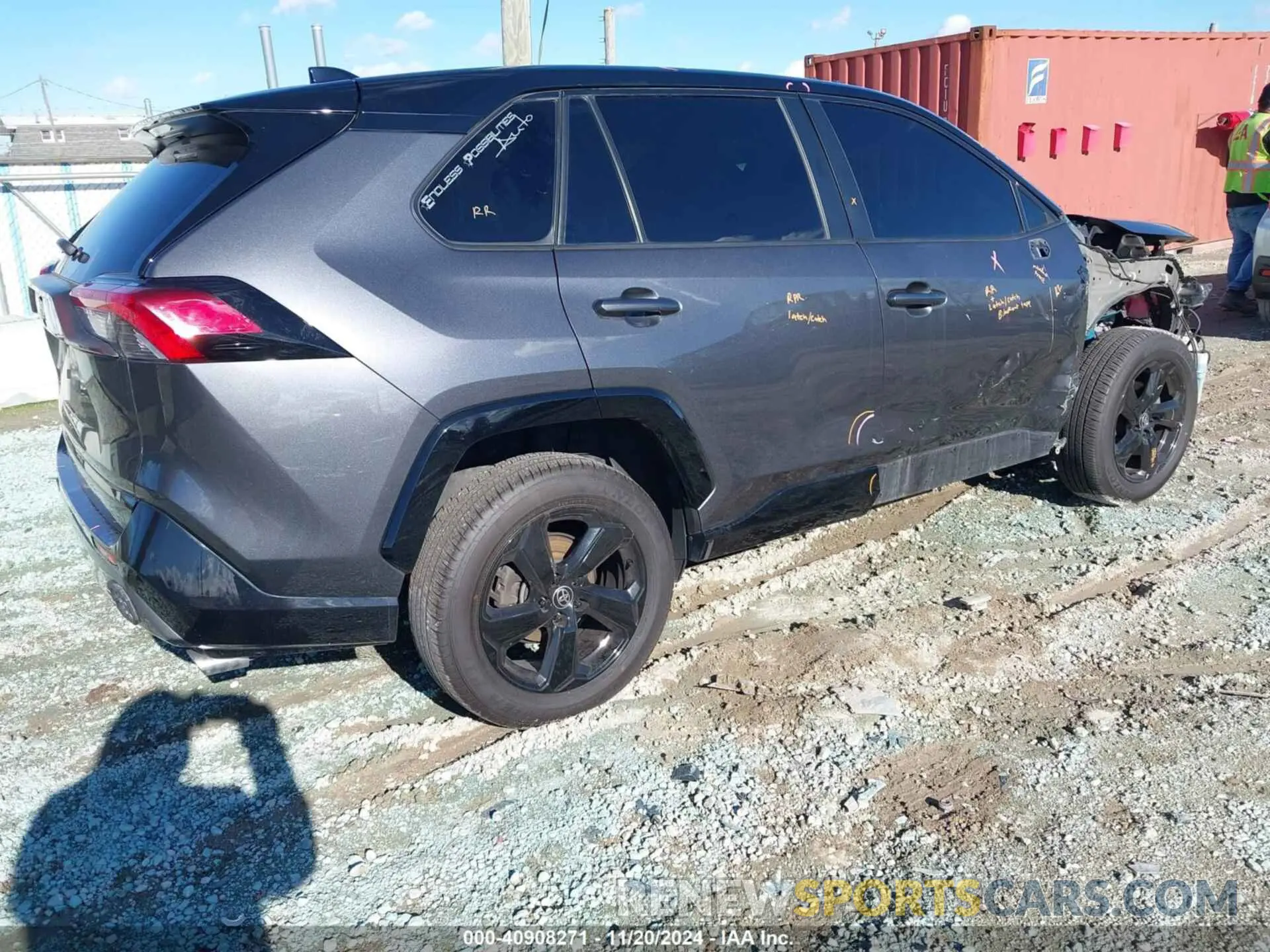 4 fotografías del automóvil dañado JTMEWRFV9LD541749 TOYOTA RAV4 HYBRID 2020