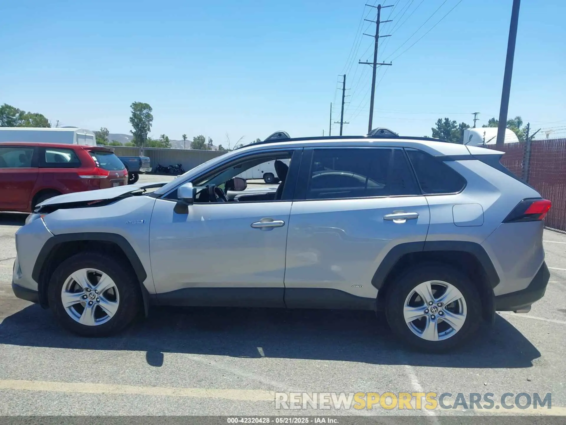 14 fotografías del automóvil dañado JTMLWRFV0LD068038 TOYOTA RAV4 HYBRID 2020