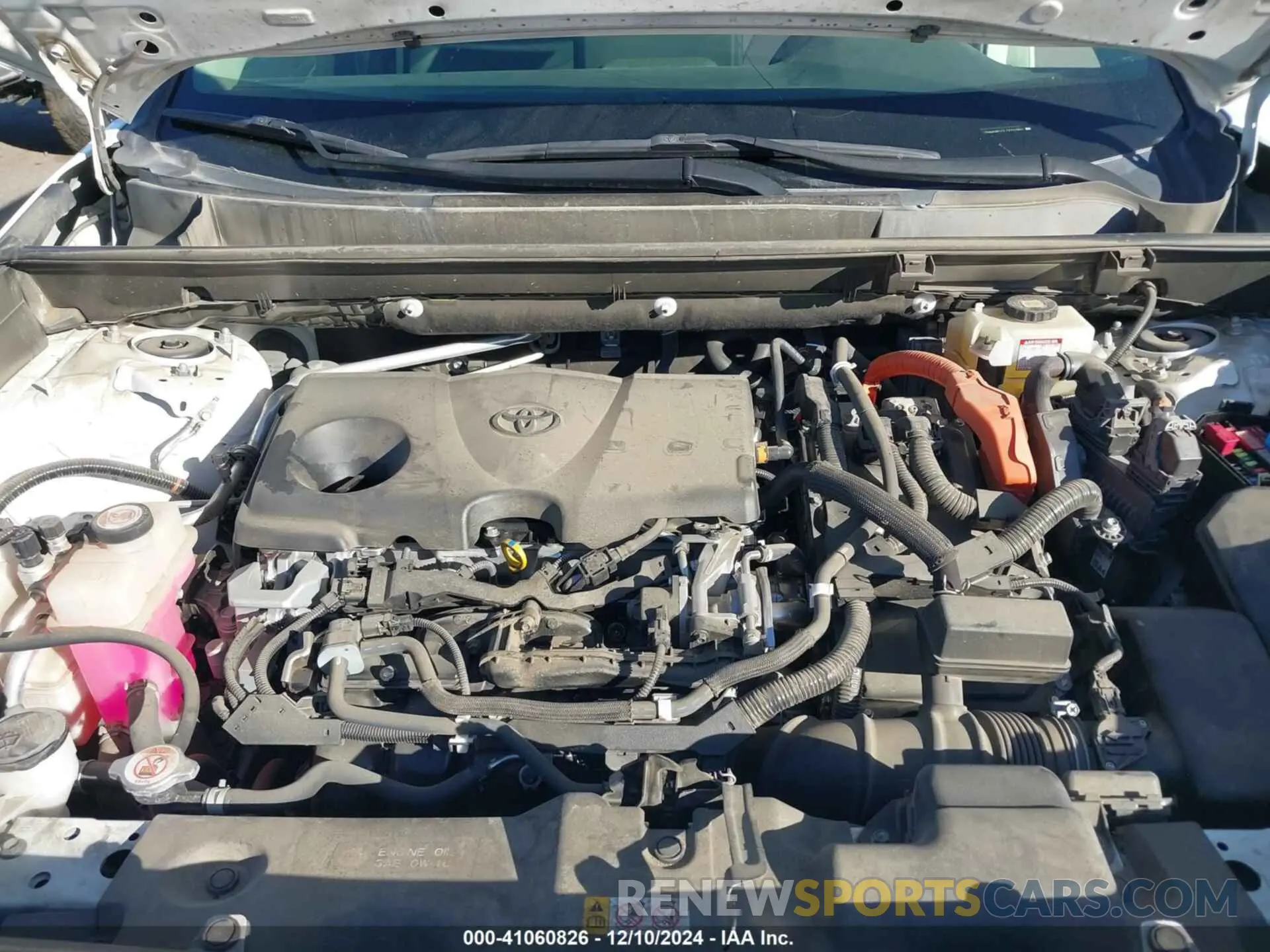 10 fotografías del automóvil dañado JTMM6RFV7LD002350 TOYOTA RAV4 HYBRID 2020