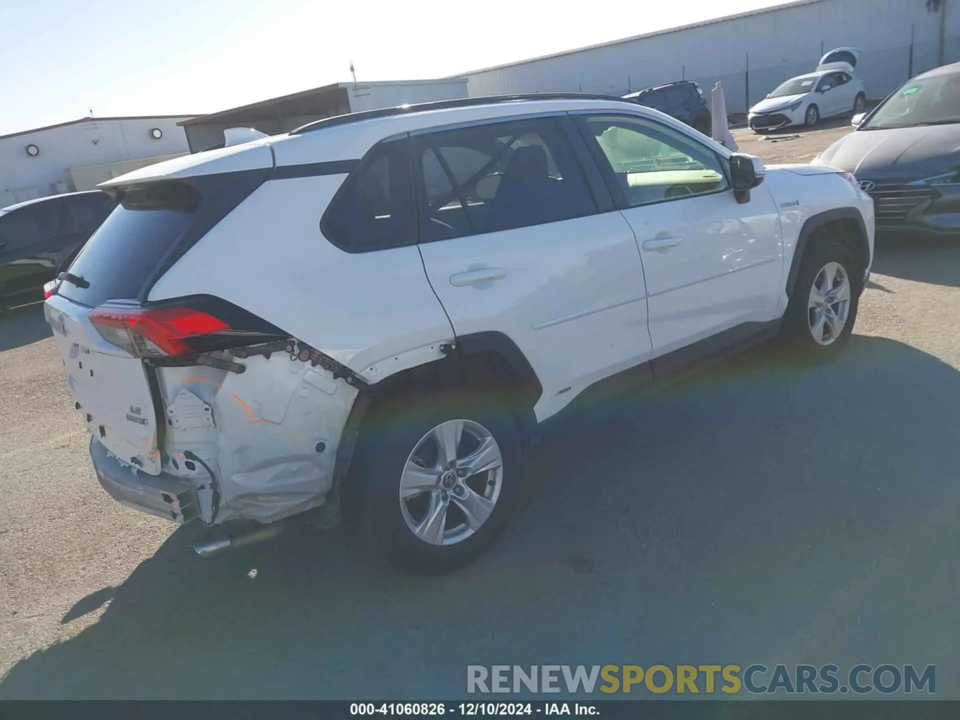 4 fotografías del automóvil dañado JTMM6RFV7LD002350 TOYOTA RAV4 HYBRID 2020