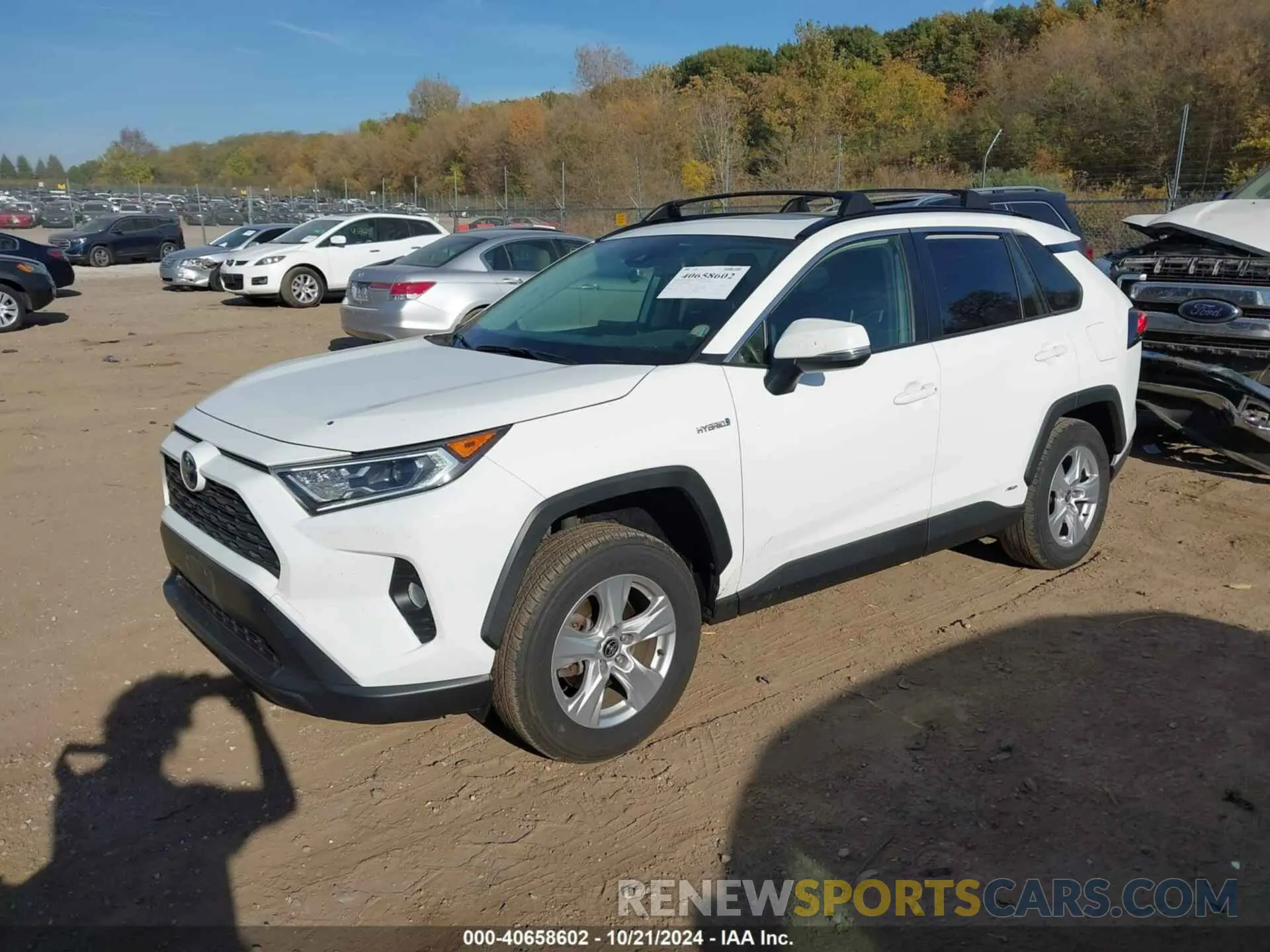 2 fotografías del automóvil dañado JTMRWRFV3LD059649 TOYOTA RAV4 HYBRID 2020