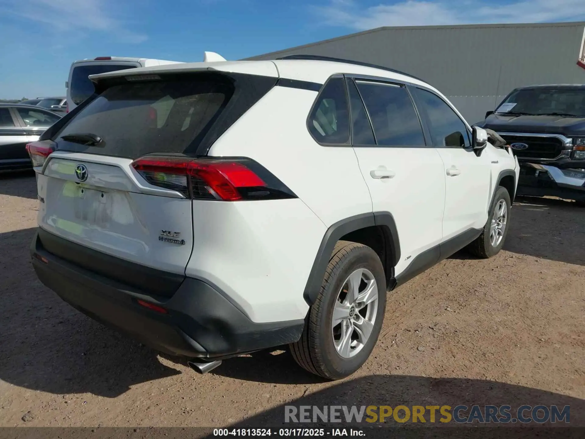 4 fotografías del automóvil dañado JTMRWRFV6LD549163 TOYOTA RAV4 HYBRID 2020