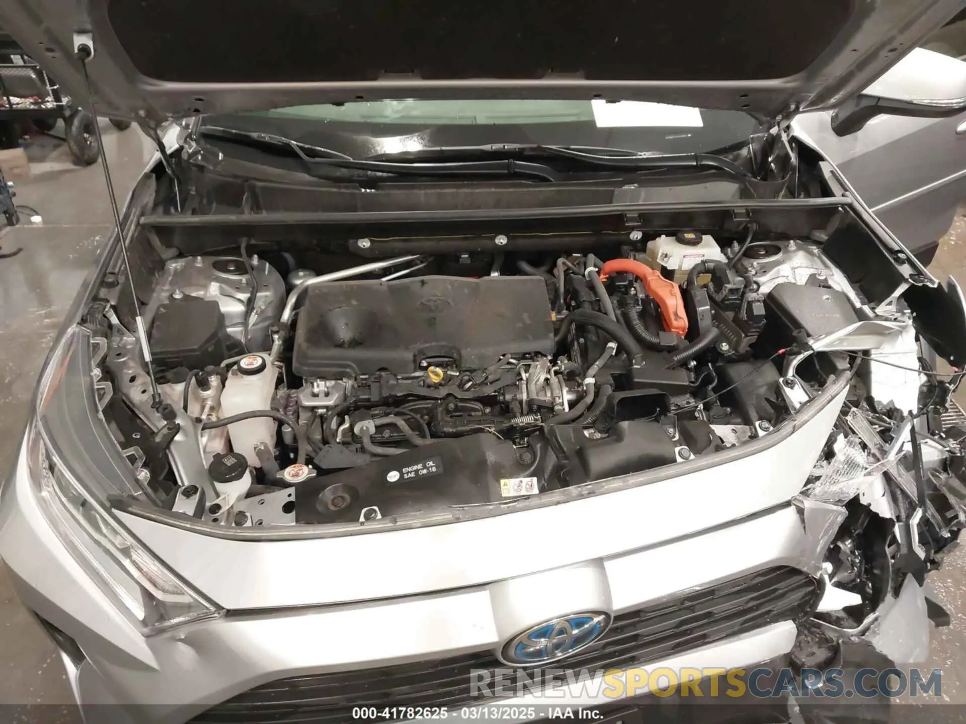 10 fotografías del automóvil dañado JTMRWRFV7LD070685 TOYOTA RAV4 HYBRID 2020