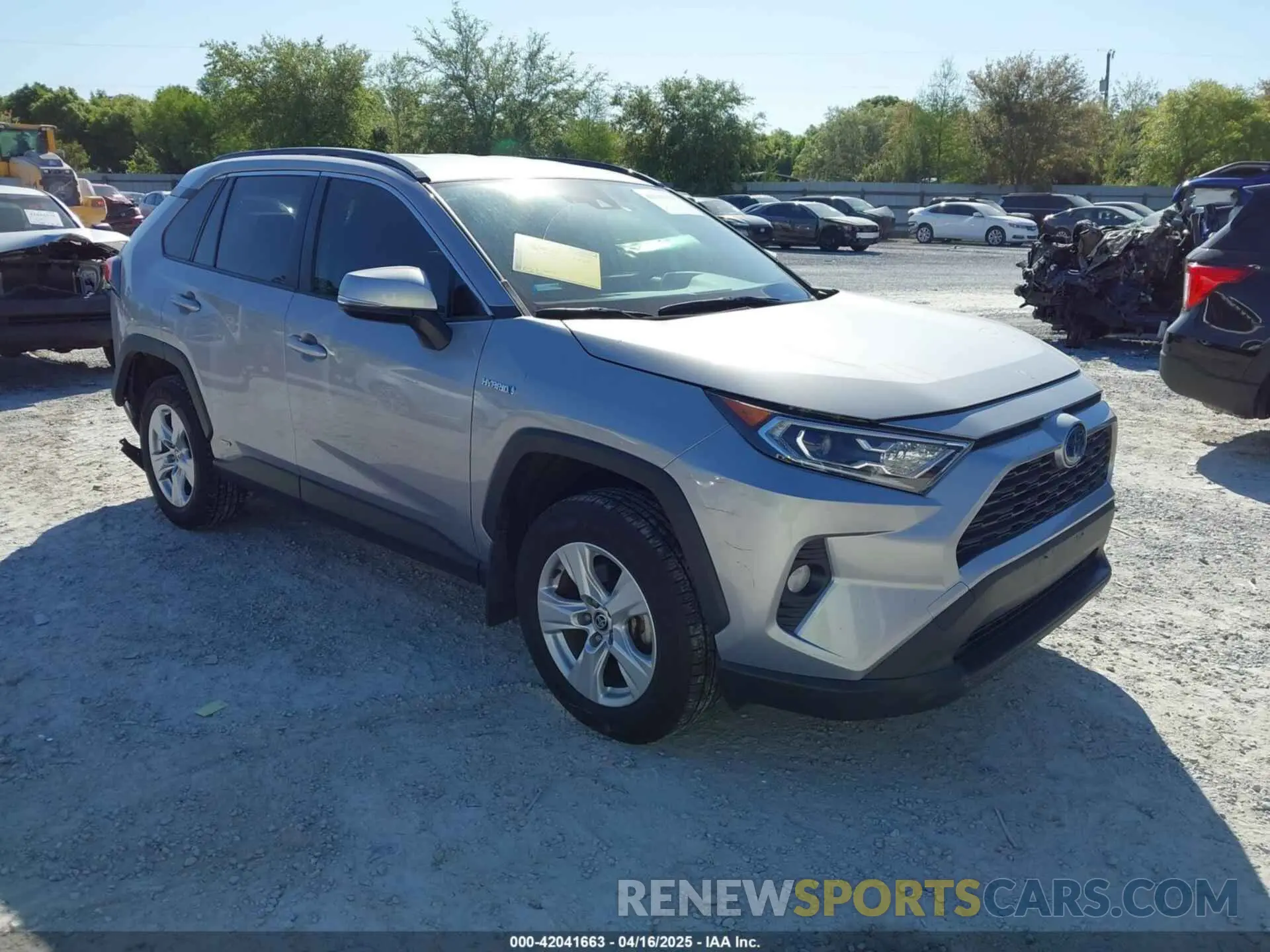 1 fotografías del automóvil dañado JTMRWRFV9LD059221 TOYOTA RAV4 HYBRID 2020