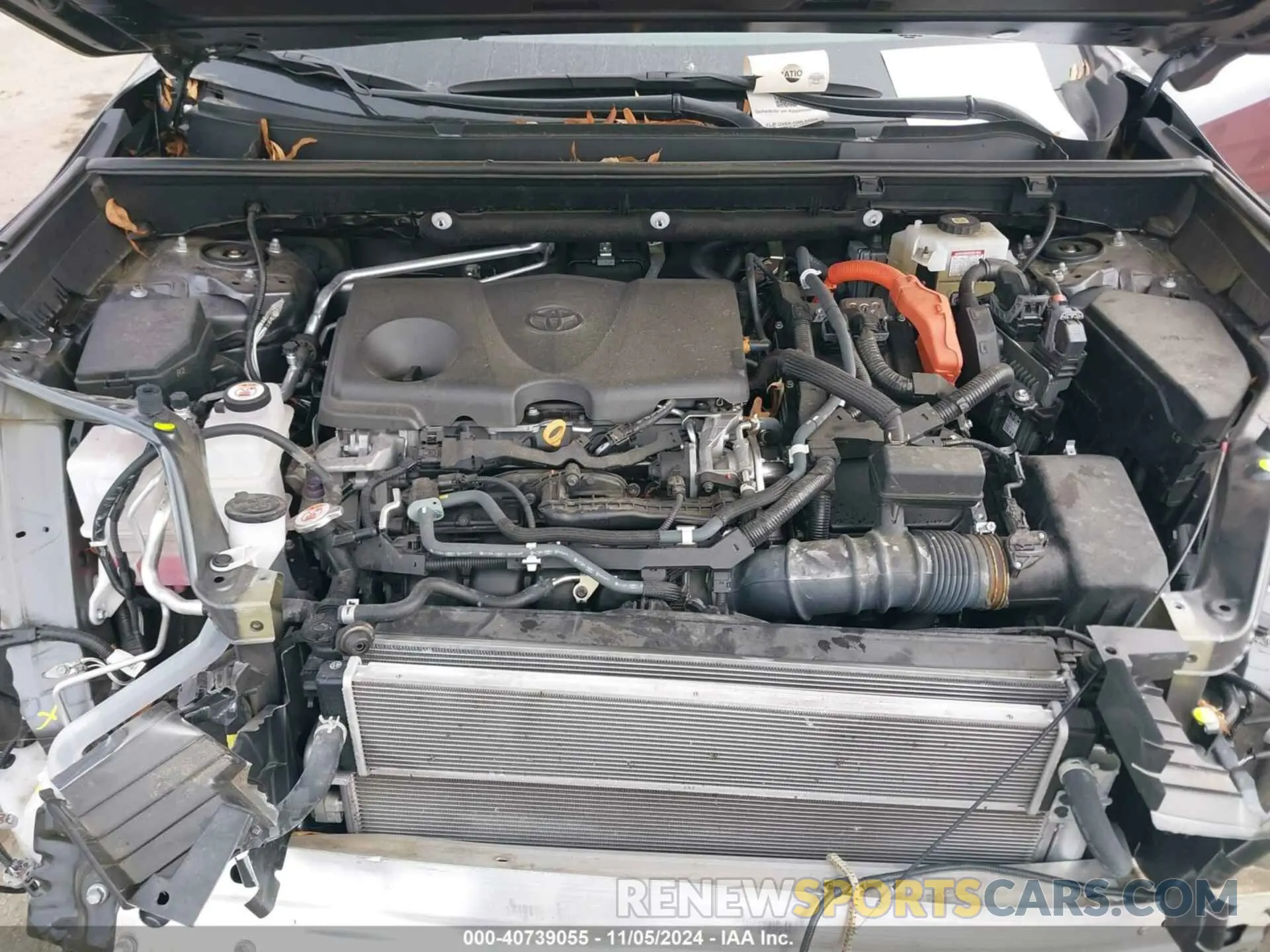 10 fotografías del automóvil dañado 2T3B6RFV9MW010297 TOYOTA RAV4 HYBRID 2021