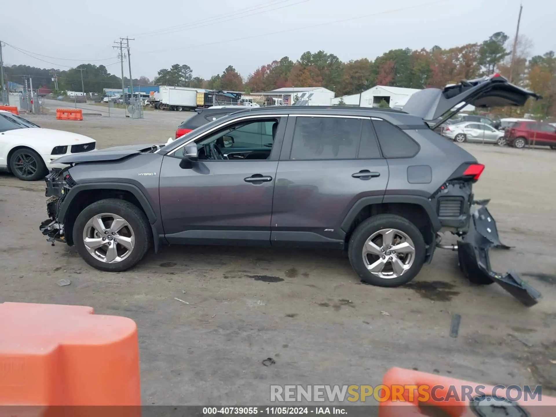 15 fotografías del automóvil dañado 2T3B6RFV9MW010297 TOYOTA RAV4 HYBRID 2021