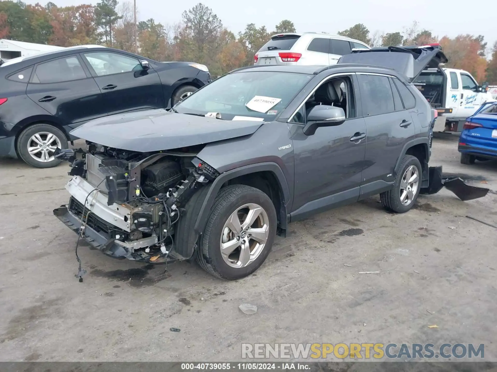 2 fotografías del automóvil dañado 2T3B6RFV9MW010297 TOYOTA RAV4 HYBRID 2021