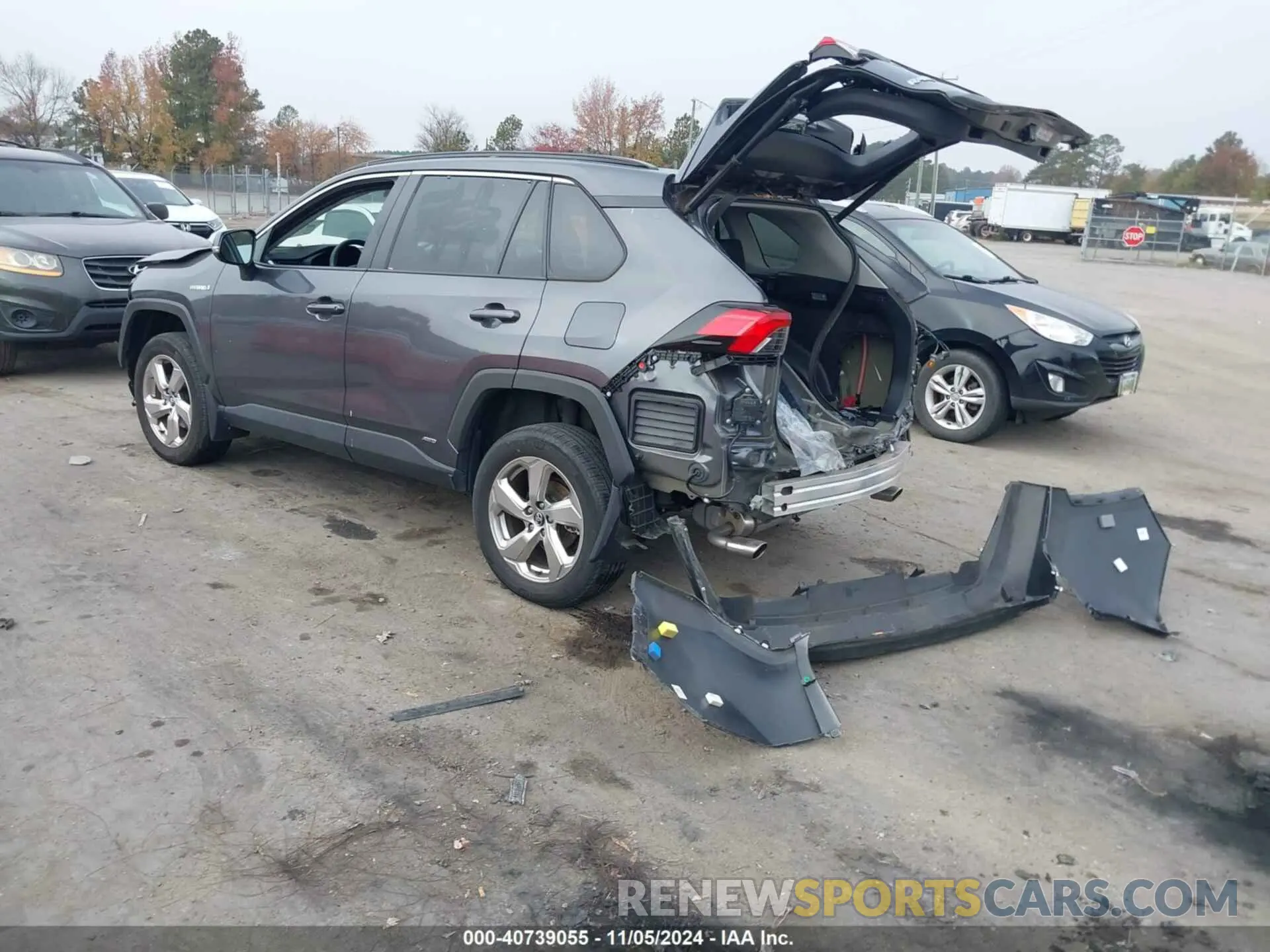 3 fotografías del automóvil dañado 2T3B6RFV9MW010297 TOYOTA RAV4 HYBRID 2021